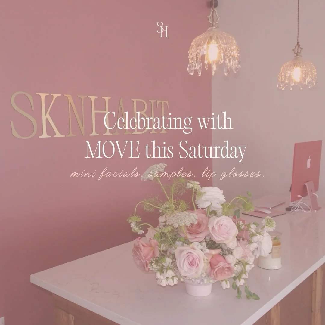 celebrating MOVE&rsquo;s birthday this saturday, 5/9 from 8:30am to 12pm🤍 we will be offering mini facials, skincare samples, and lip glosses &mdash; we can&rsquo;t wait to be there ✨