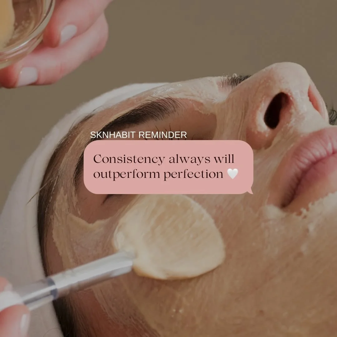 A little SKNHABIT reminder 🤍 Healthy skin isn&rsquo;t built overnight, it&rsquo;s built through consistency.