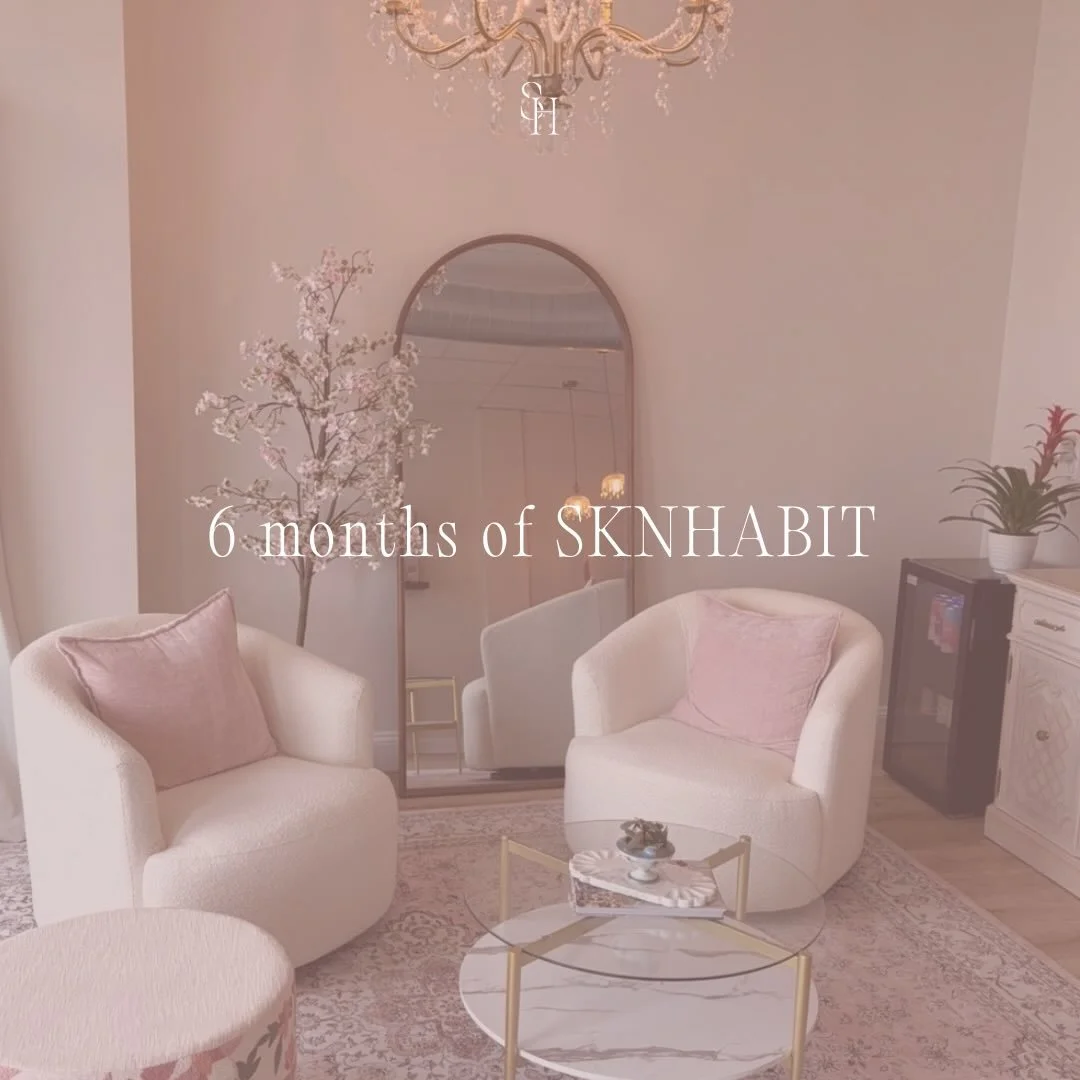 A small celebration of 6 months of SKNHABIT 🤍

A dream and blank space turned into a business with filled with so many amazing clients, conversations, laughs and lots of glowing skin.

So grateful for everyone who has walked through these doors and 