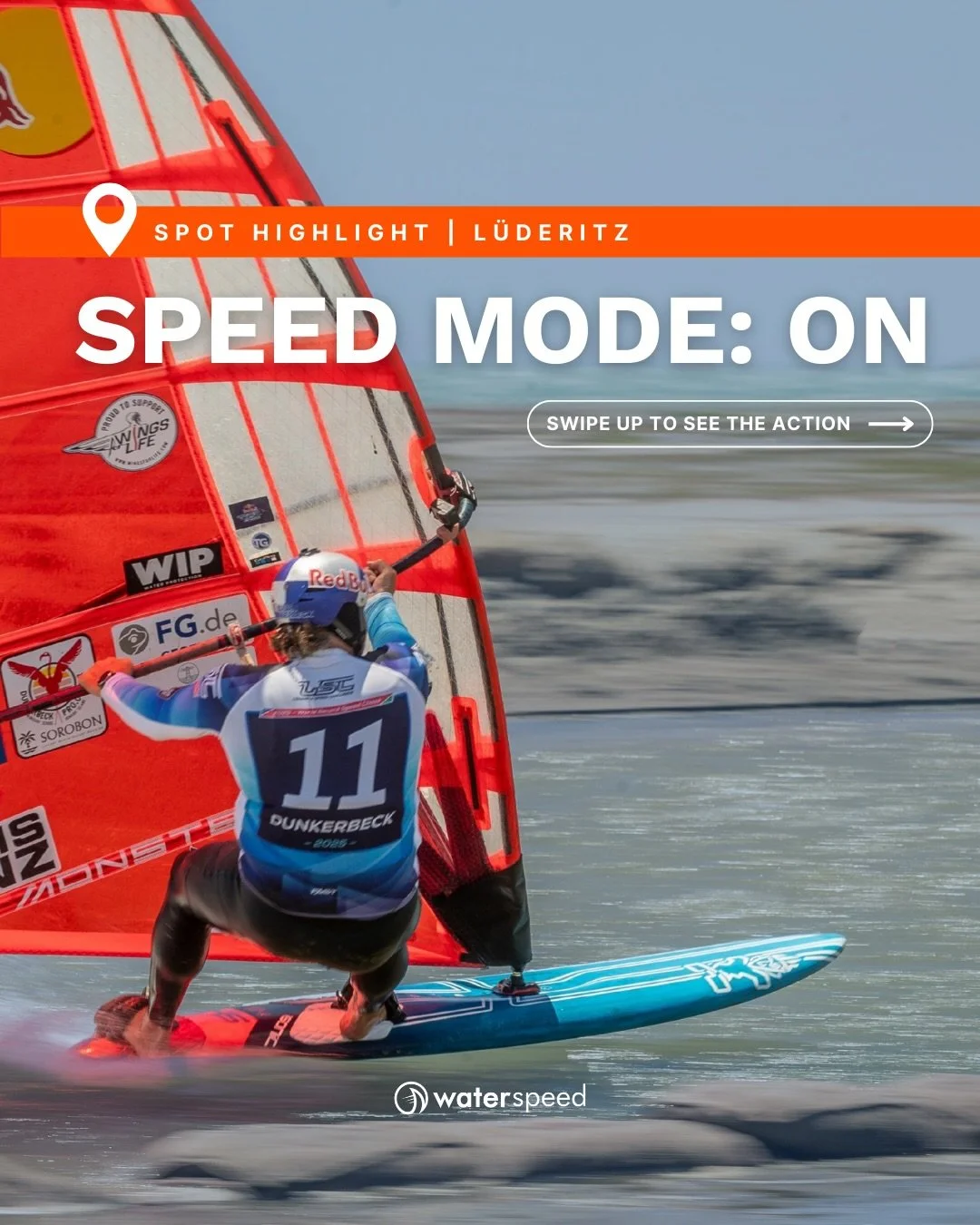 @luderitzspeedchallenge is delivering wild speeds again, and some of the fastest windsurfers in the world are logging their sessions on Waterspeed.

World record incoming? Drop your thoughts in the comments.

📸 LSC/ Peter Davis

#luderitzspeedchalle