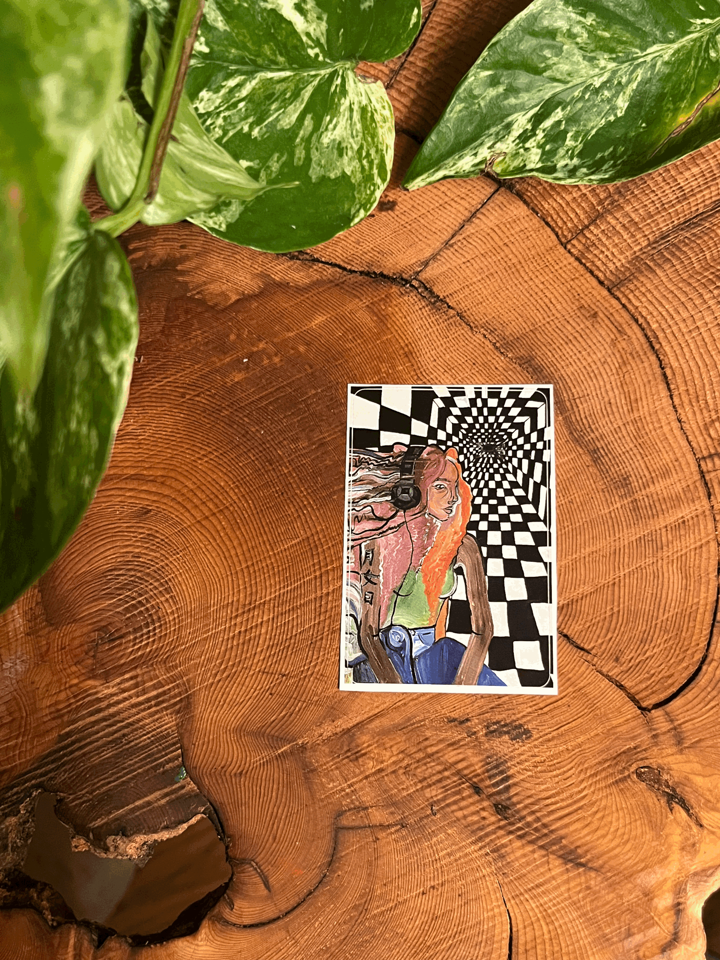 'Intergalactic Girl' Sticker