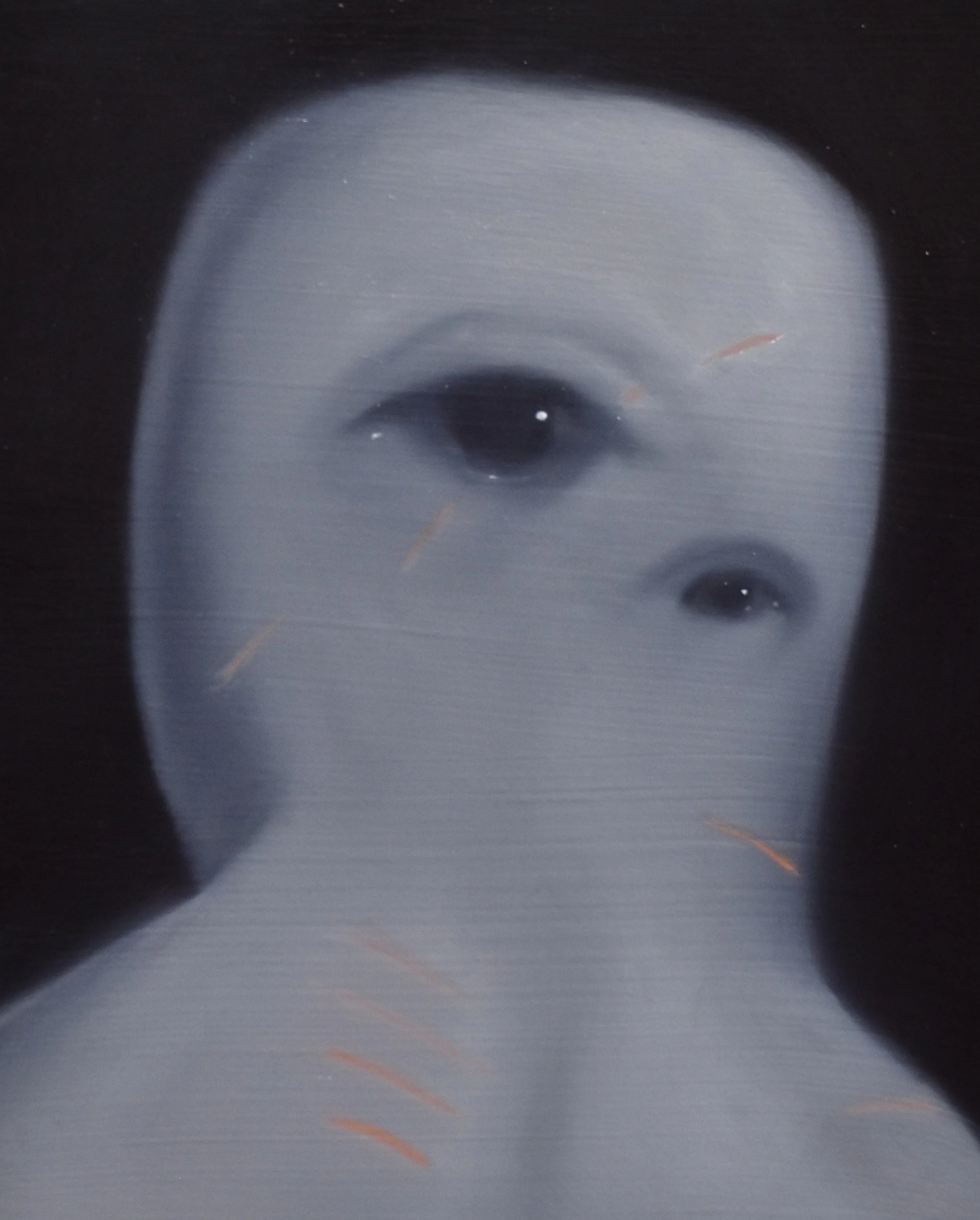 Shark Skin,
8 x 10 in,
Oil on Panel