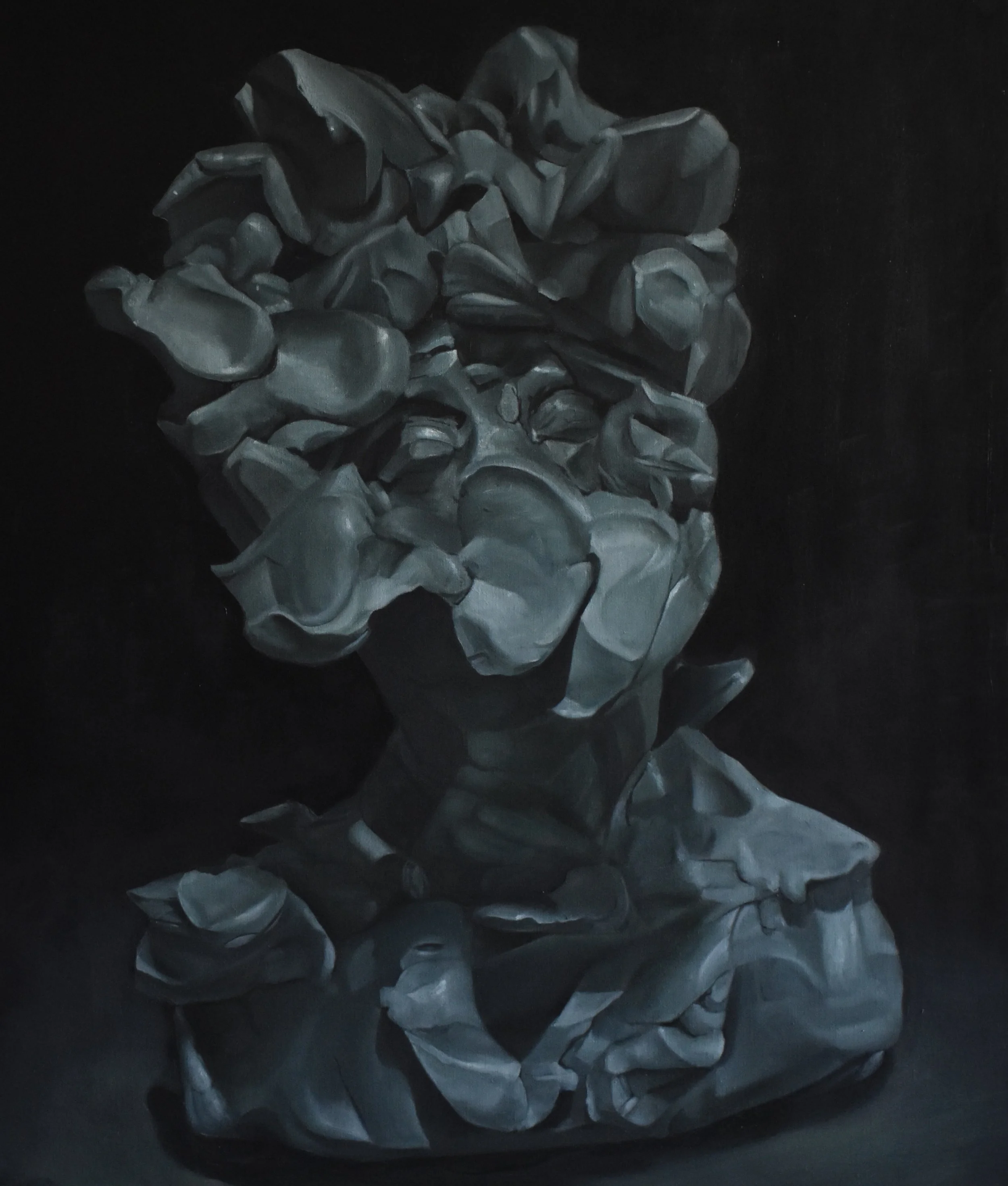 Entropy, 
Oil on canvas, 
36 x 48 in