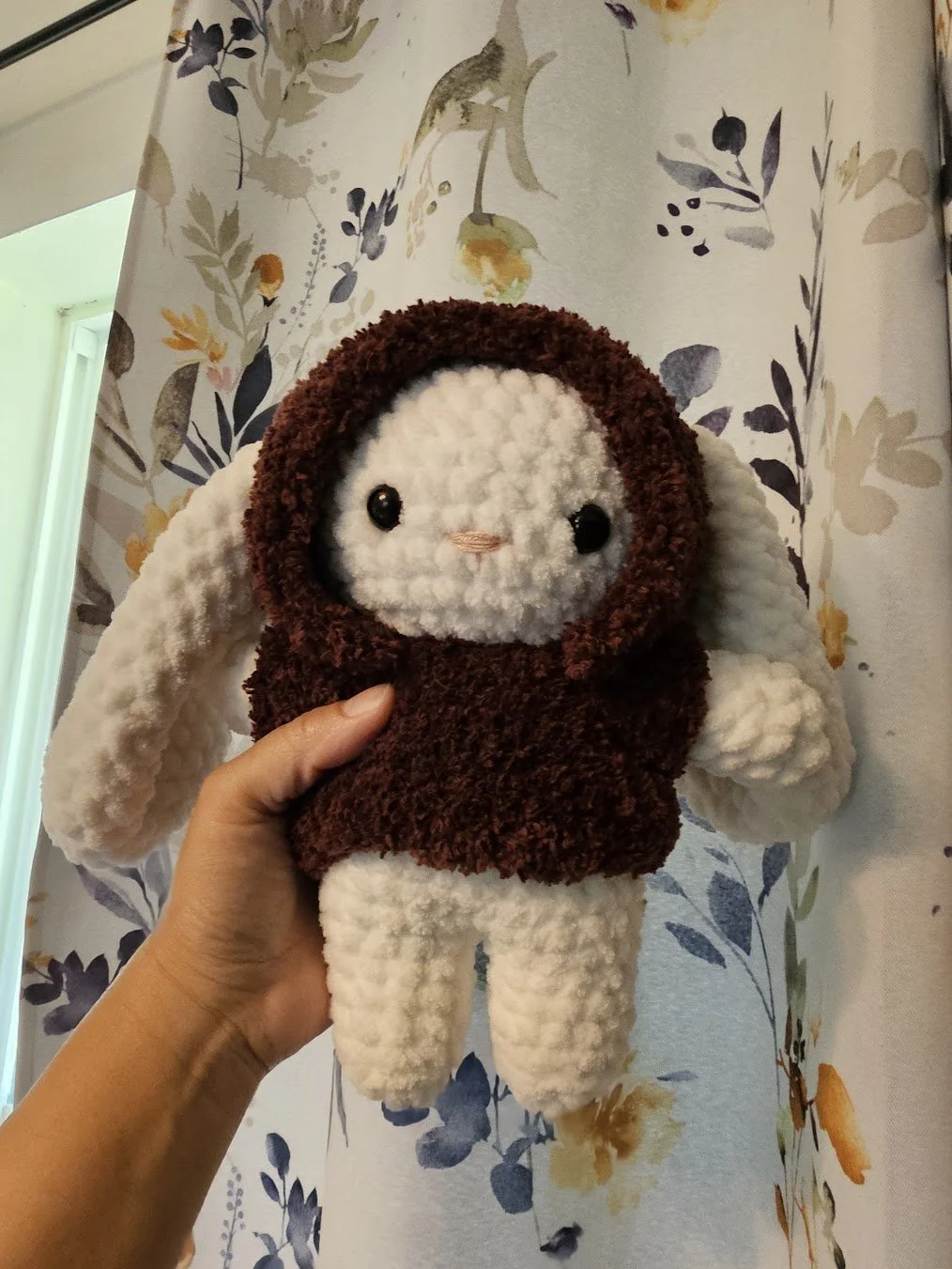Junie the Bunny with Fuzzy Hoodie