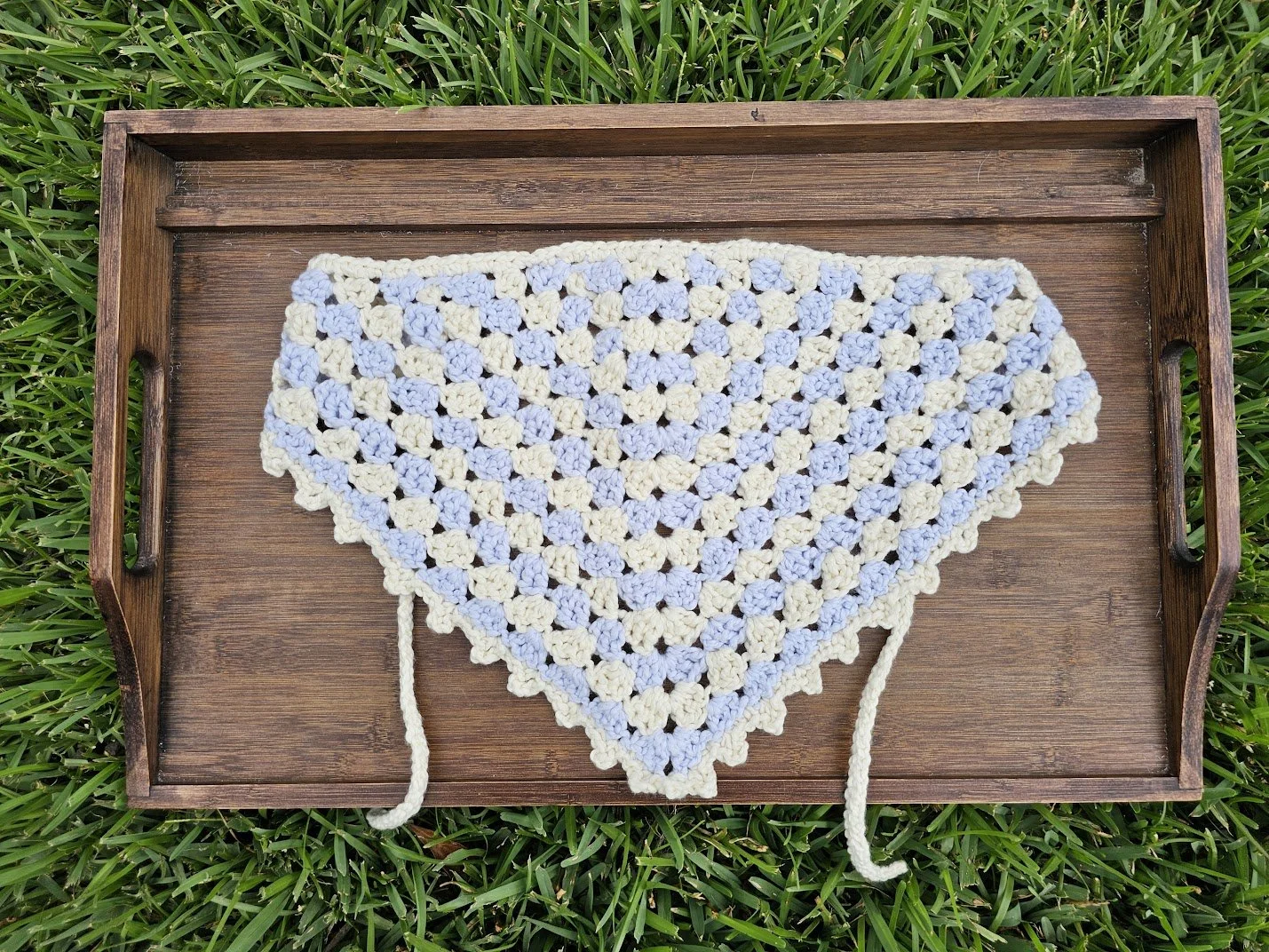 Customizable Granny Square Hair Bandana