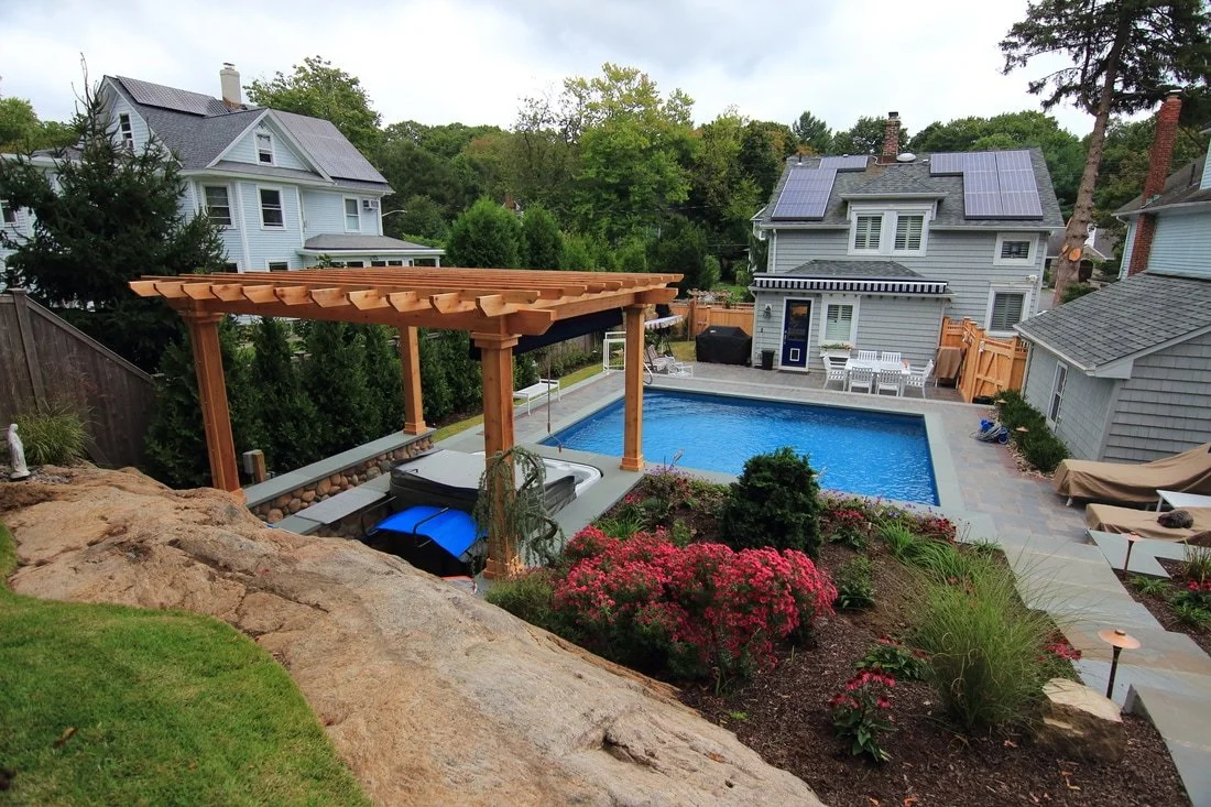 Commercial Drone Photography - Pools and landscaping
