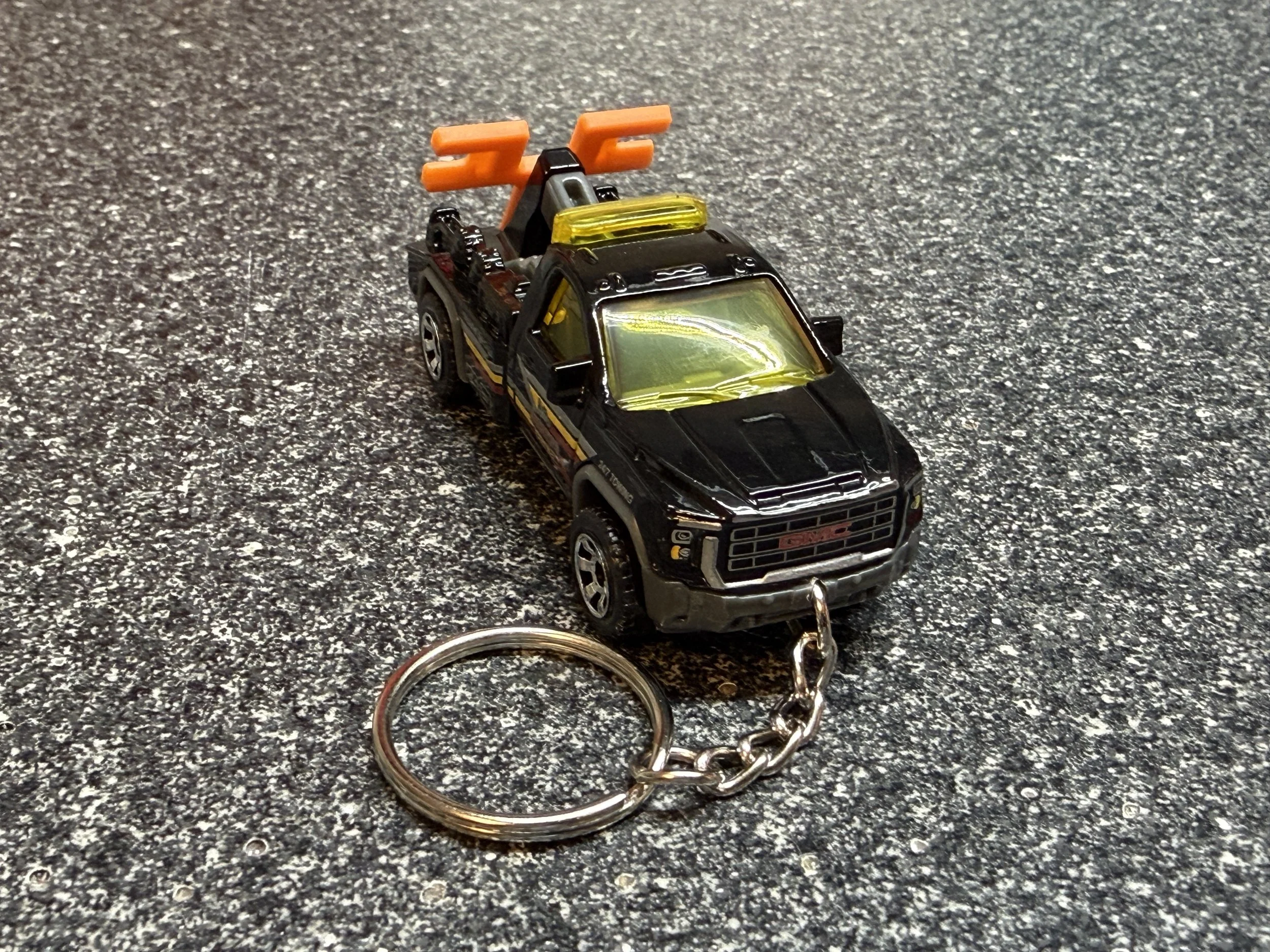 GMC Tow Truck Keychain Hot Wheels MatchBox Chevy 3500