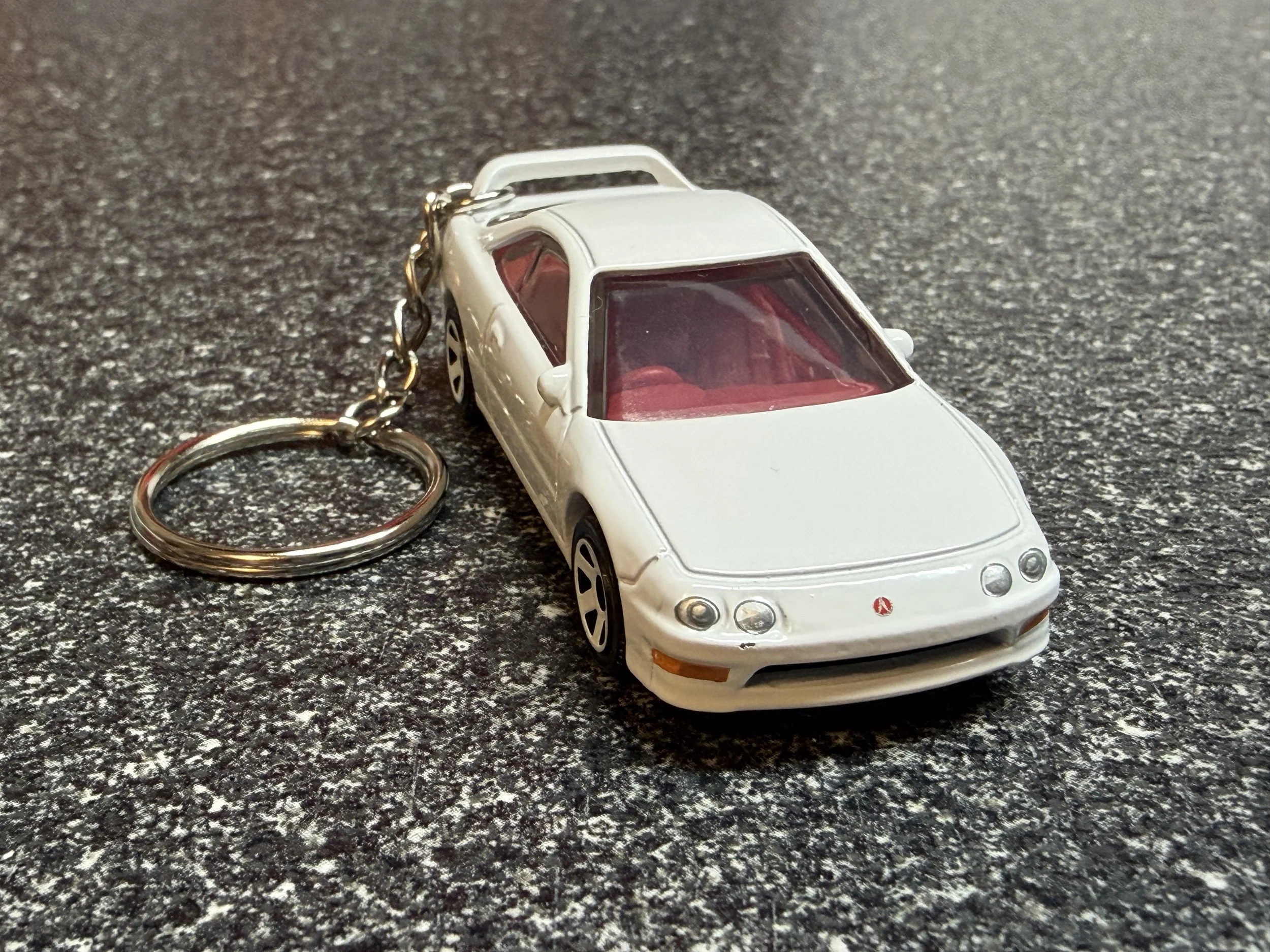 1998 Acura Integra Type R Keychain White Hot Wheels Matchbox