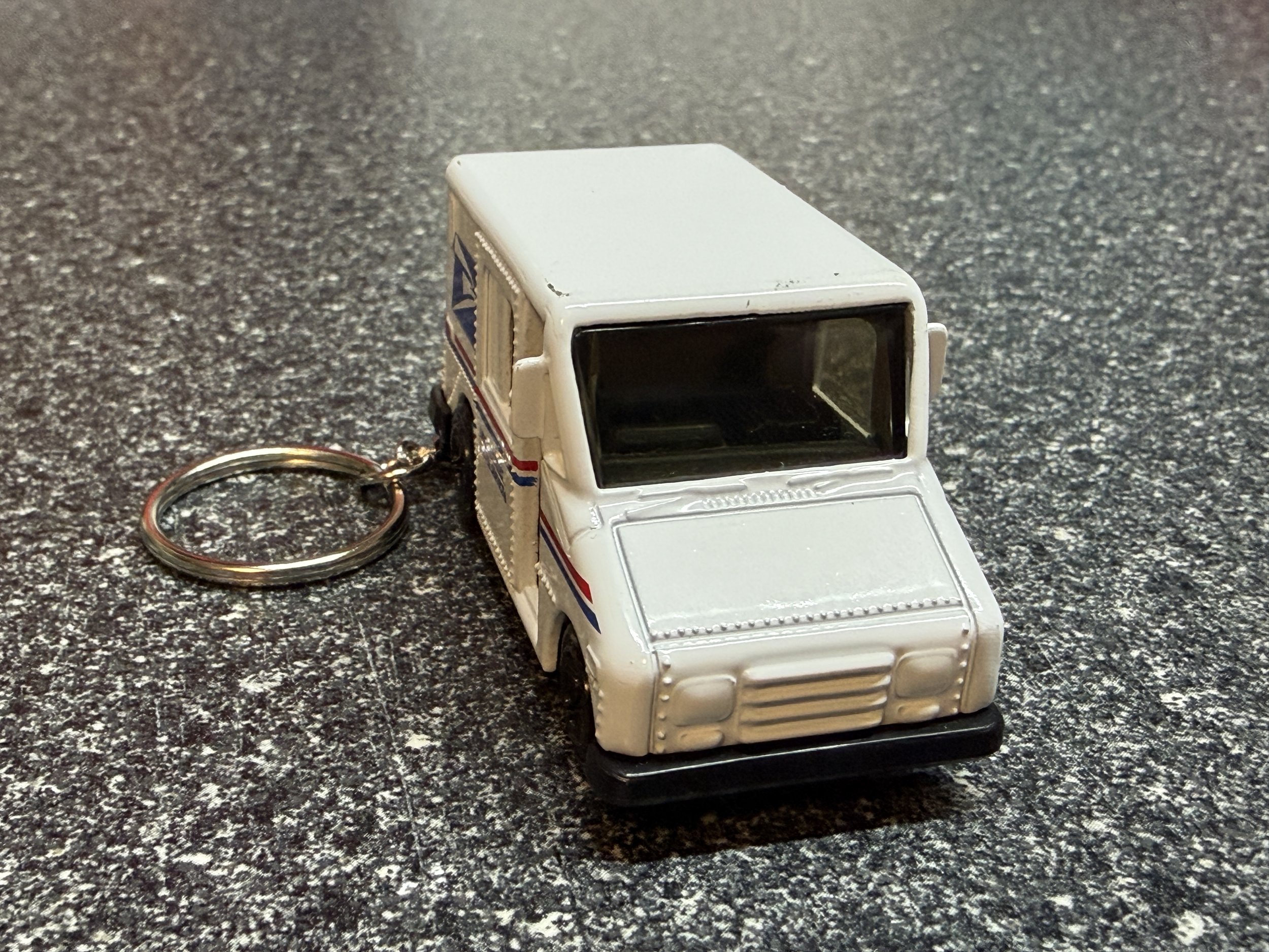 USPS Mail Delivery Truck Keychain Mailman Matchbox Hot Wheels United States Post Office