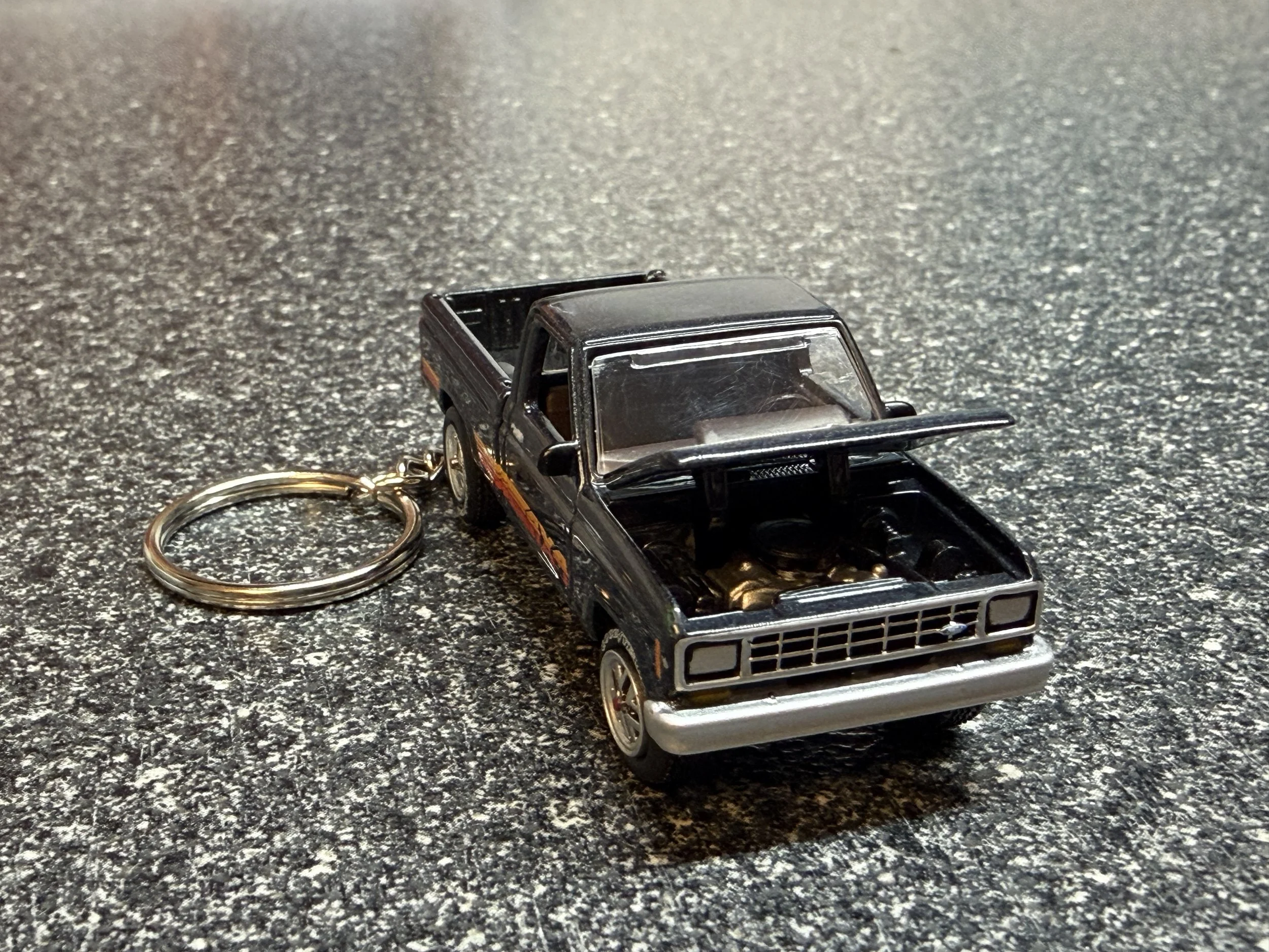 1985 Ford Ranger Keychain Gray Matchbox Hot Wheels