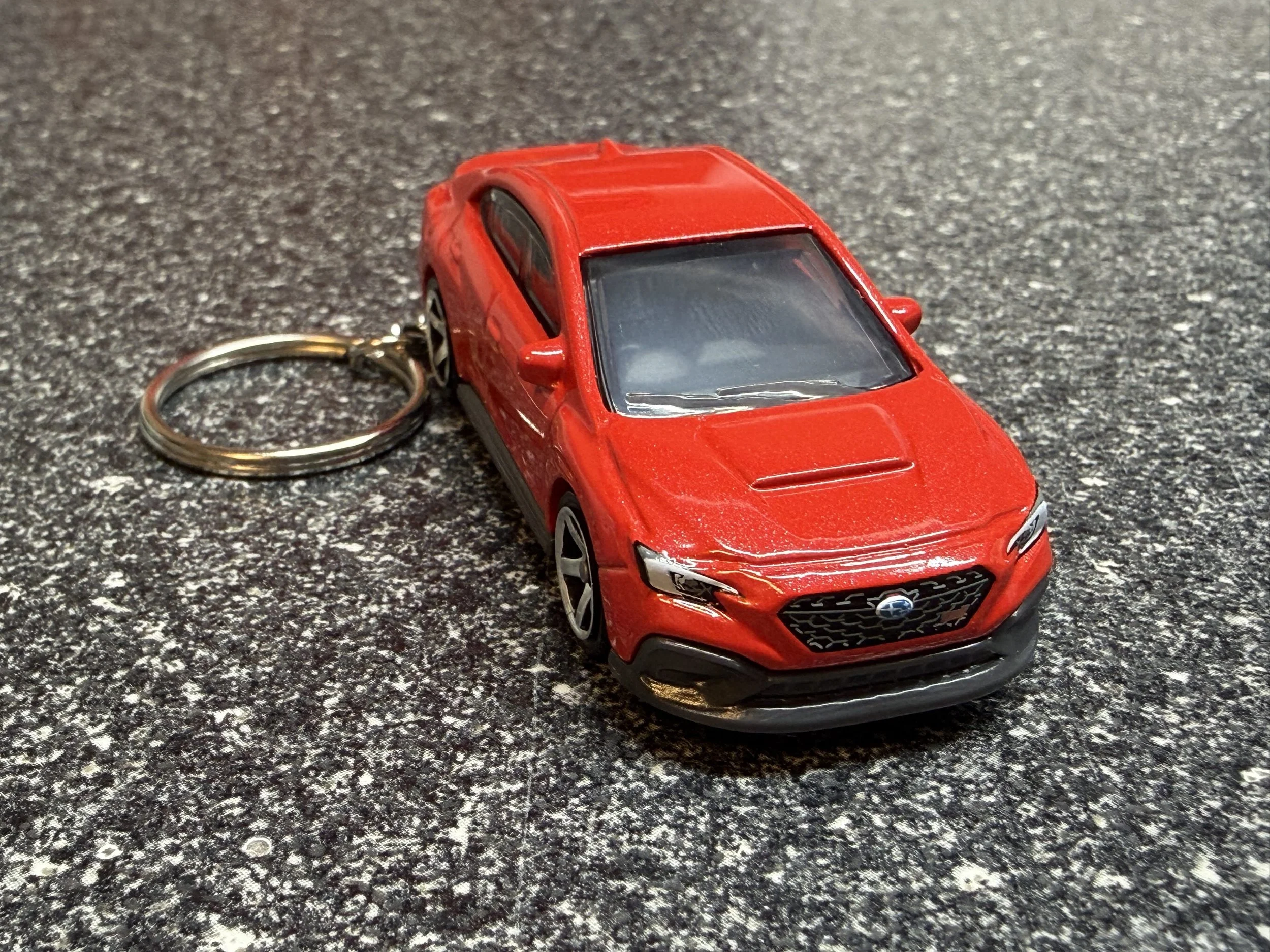 2024 Subaru Impreza WRX STI Keychain Red Matchbox Hot Wheels