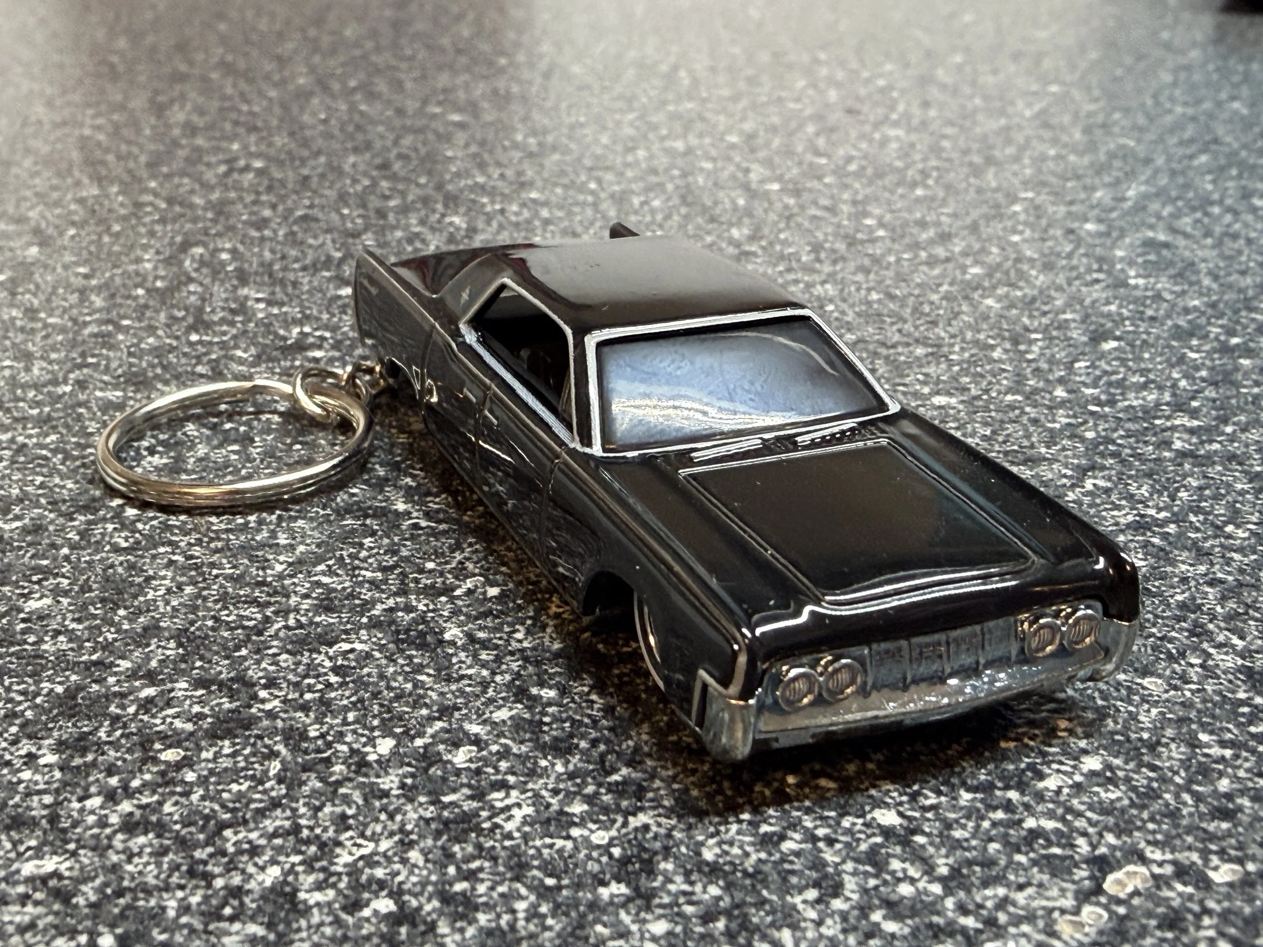 1964 Lincoln Continental Black Keychain Premium Hot Wheels Suicide Door Matrix