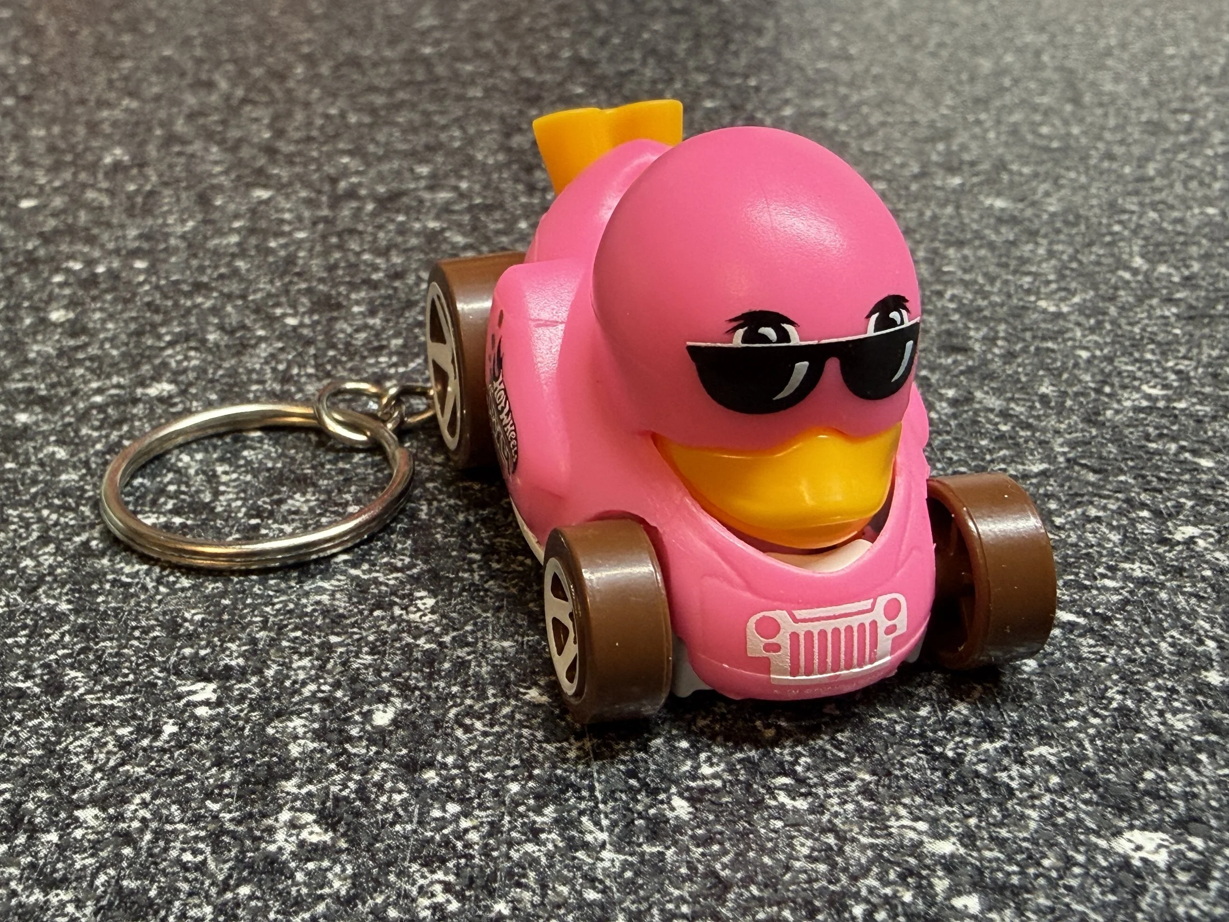 Jeep Duck Keychain Pink Hot Wheels Matchbox
