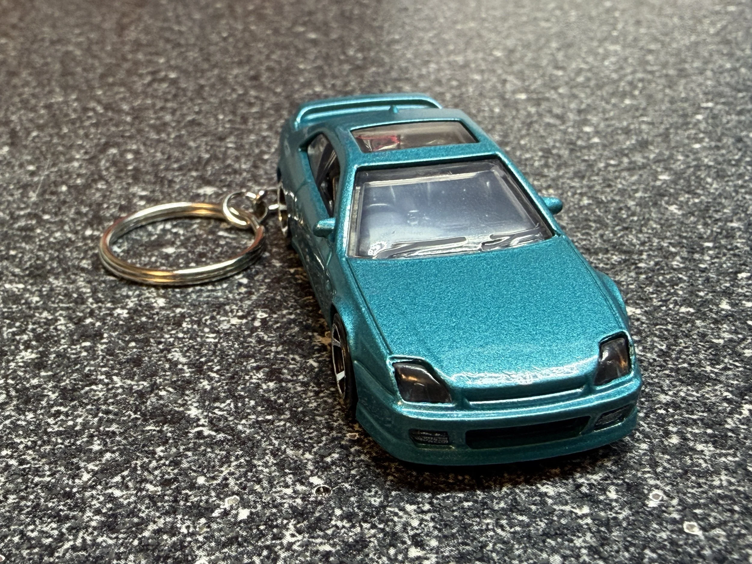 1998 Honda Prelude Keychain Teal Hot Wheels Matchbox