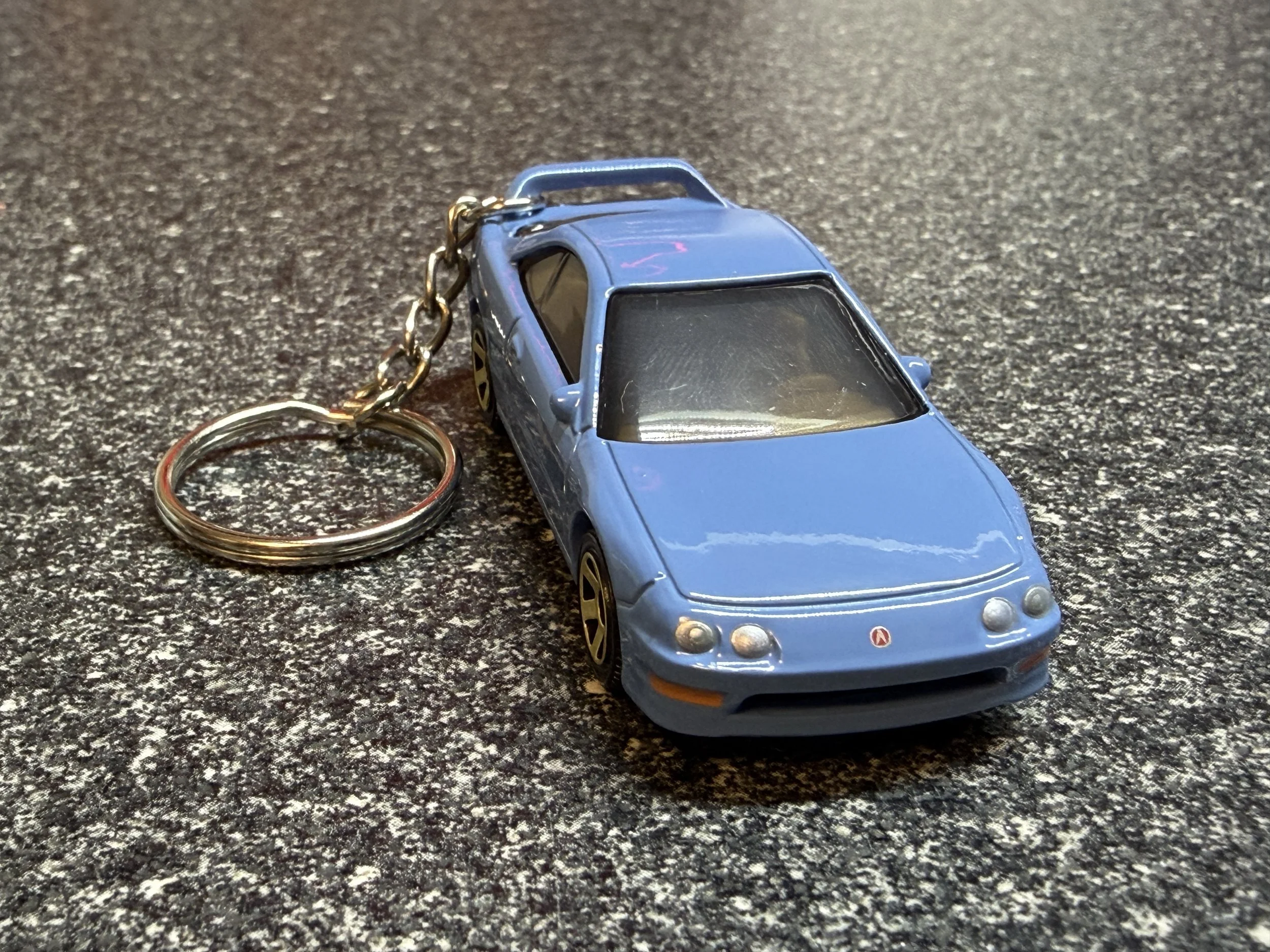 1998 Acura Integra Type R Keychain Blue Hot Wheels Matchbox
