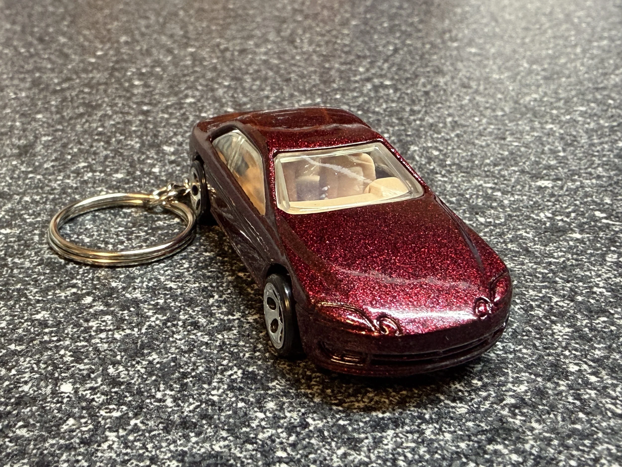 Lexus SC400 SC300 Keychain Maroon Red Hot Wheels Matchbox