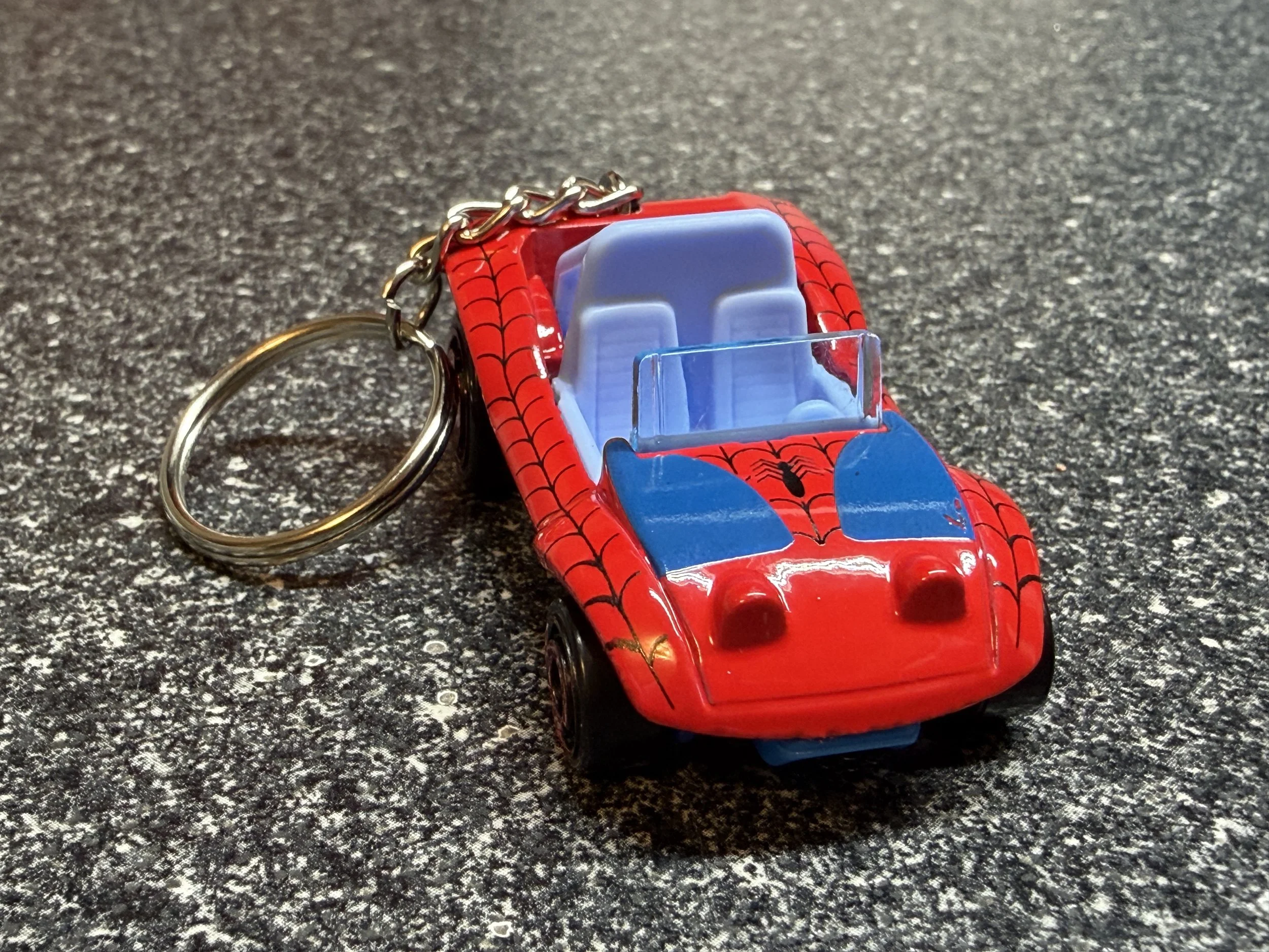 Spiderman Dune Buggy Keychain Hot Wheels Matchbox
