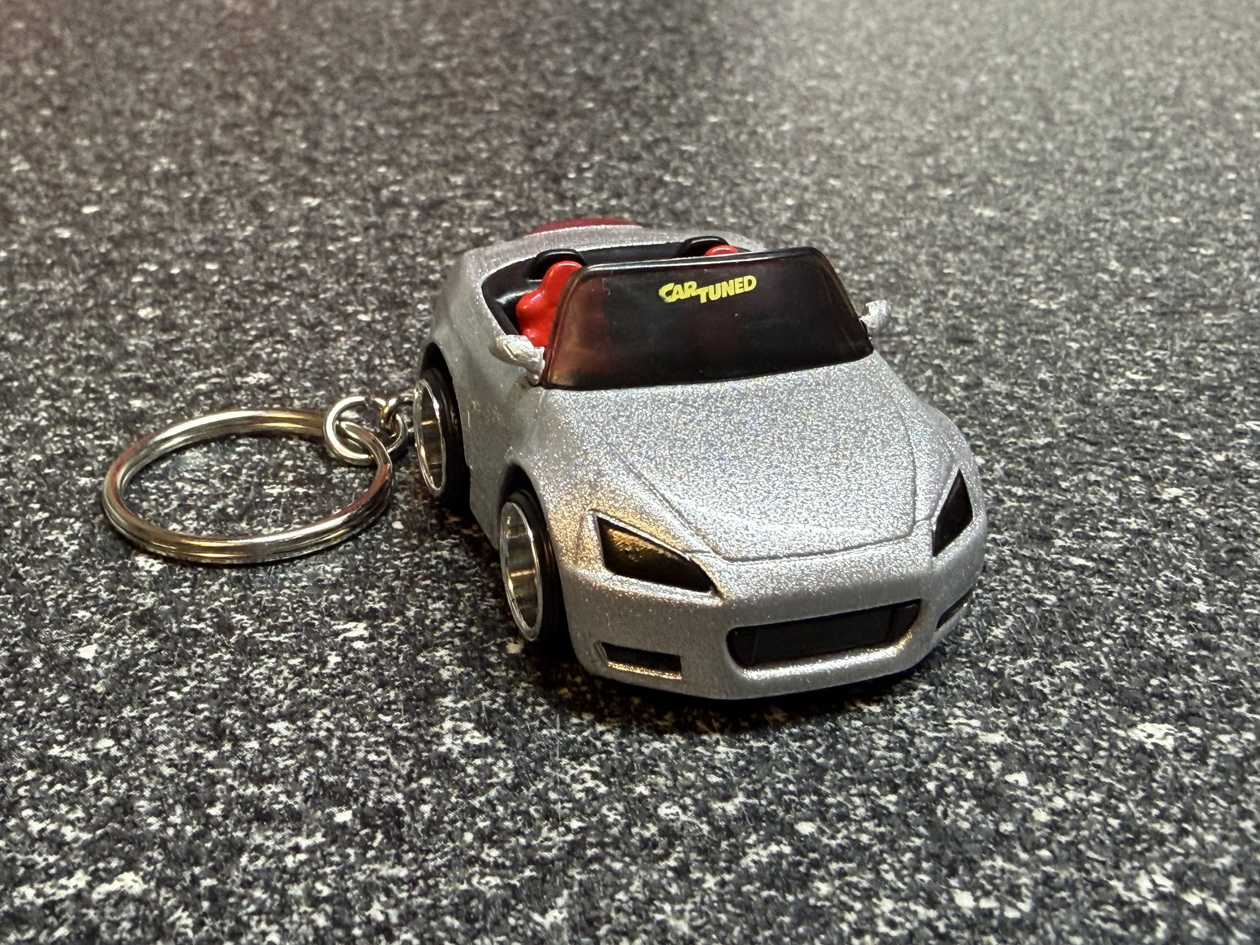 Honda S2000 Keychain Silver Hot Wheels Matchbox