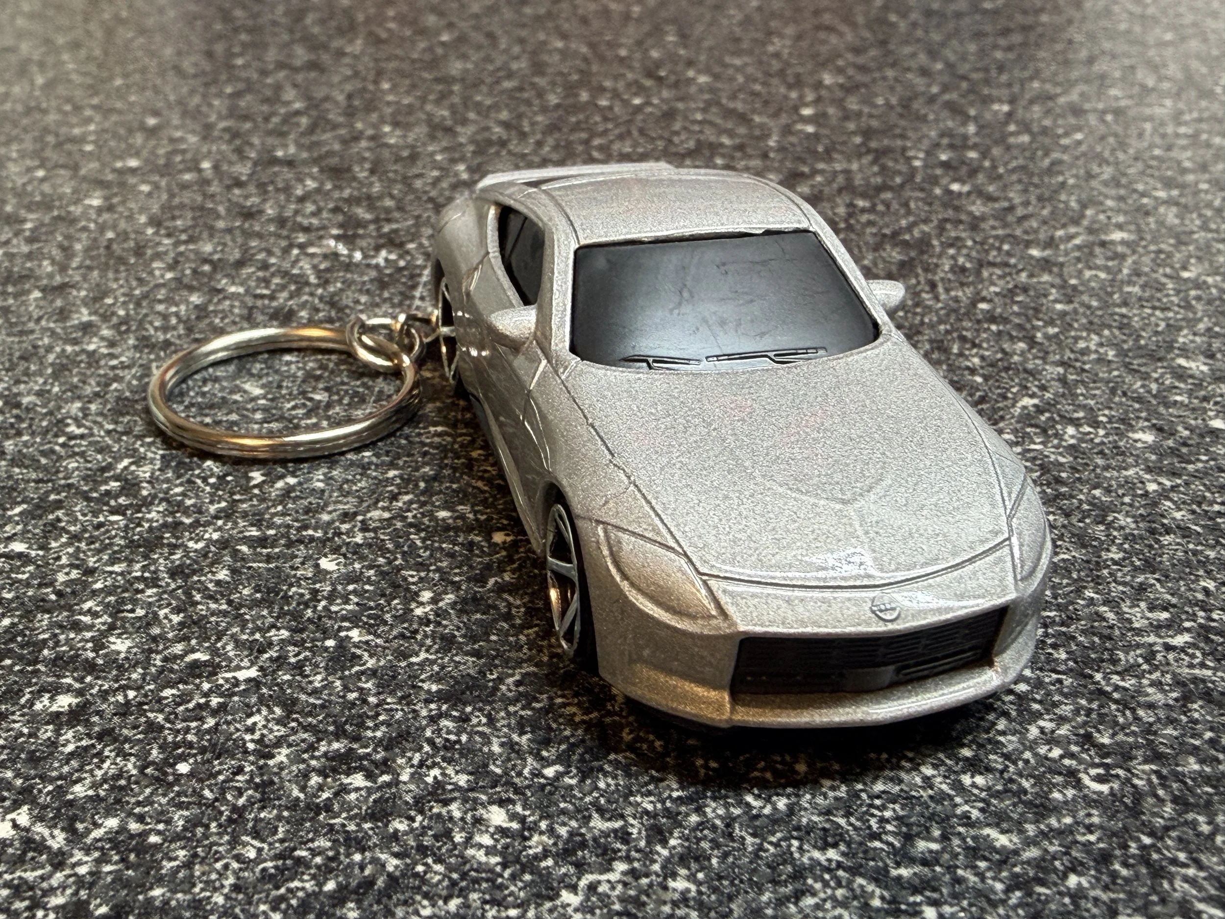 2023 Nissan Z Silver Keychain Hot Wheels Matchbox