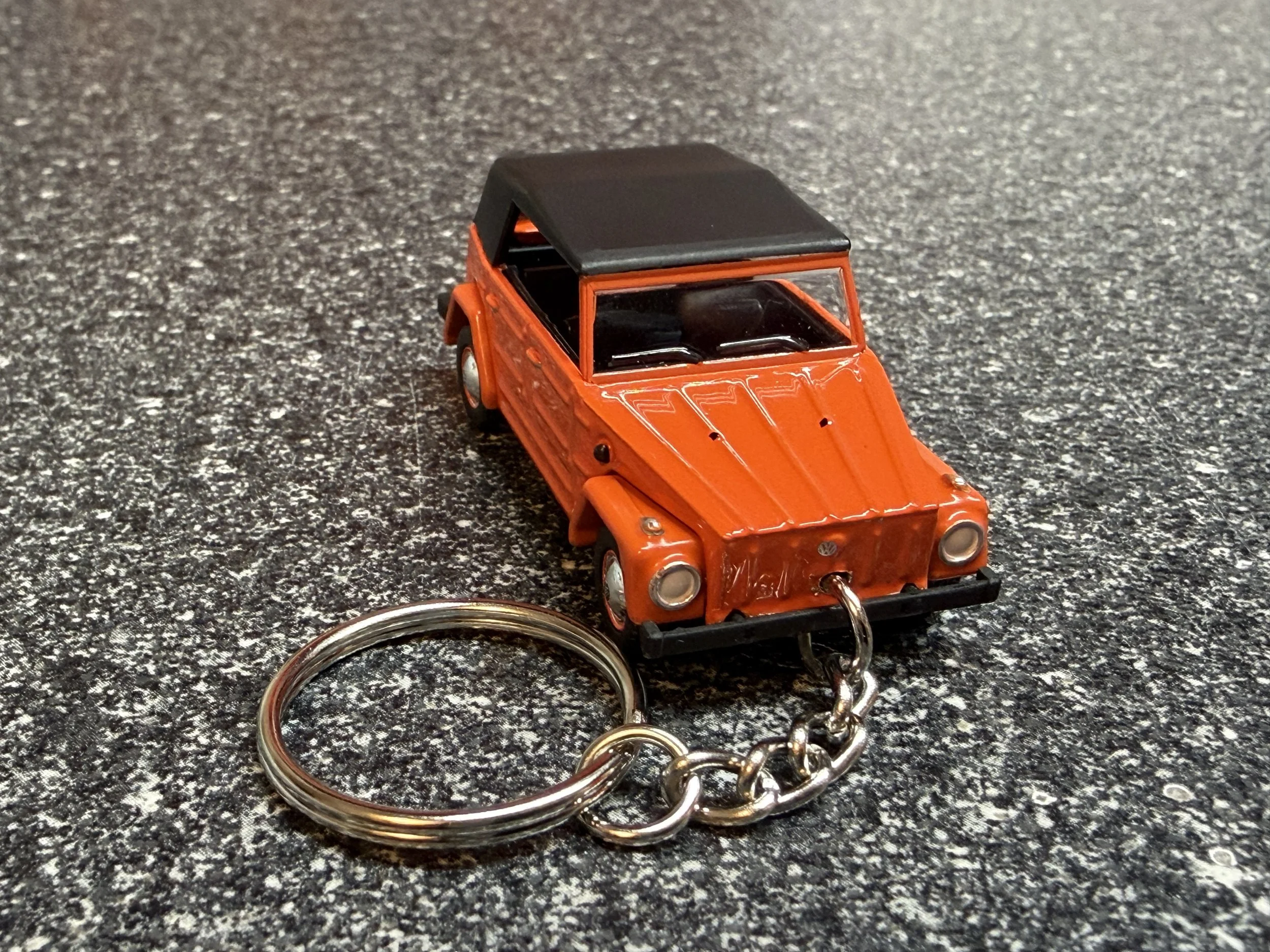 VW Thing Keychain Orange Hot Wheels Matchbox