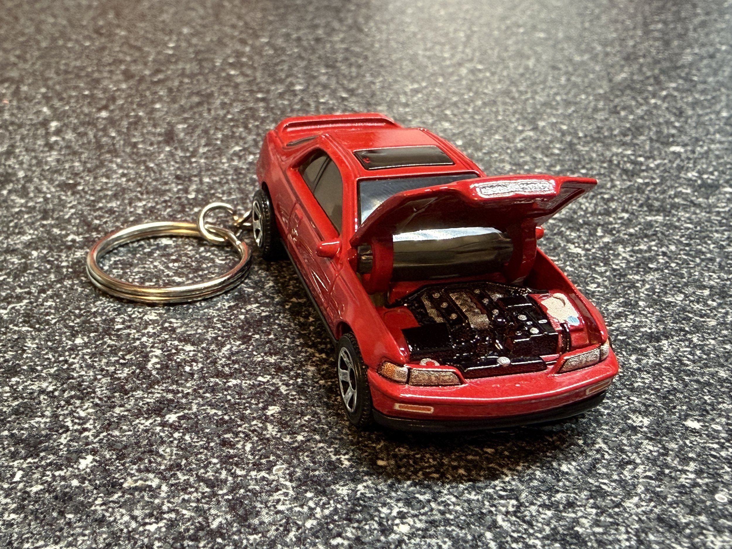 1991 Acura Legend Keychain Red Hot Wheels Matchbox Coupe
