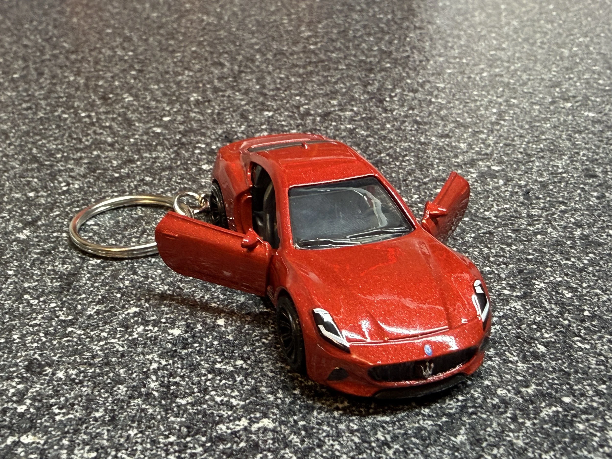 Maserati Gran Turismo Keychain Red Matchbox Hot Wheels 2024 Granturismo