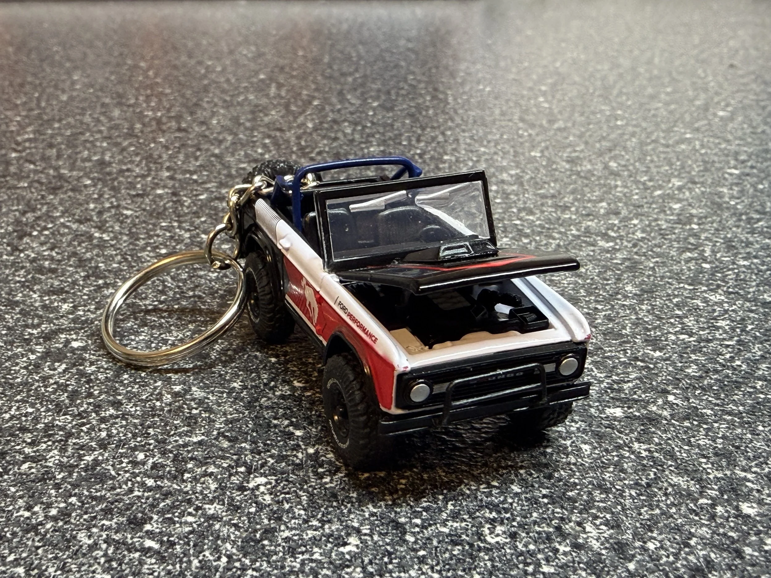 1966 Bronco 4x4 Keychain Ford Performance Hot Wheels Matchbox