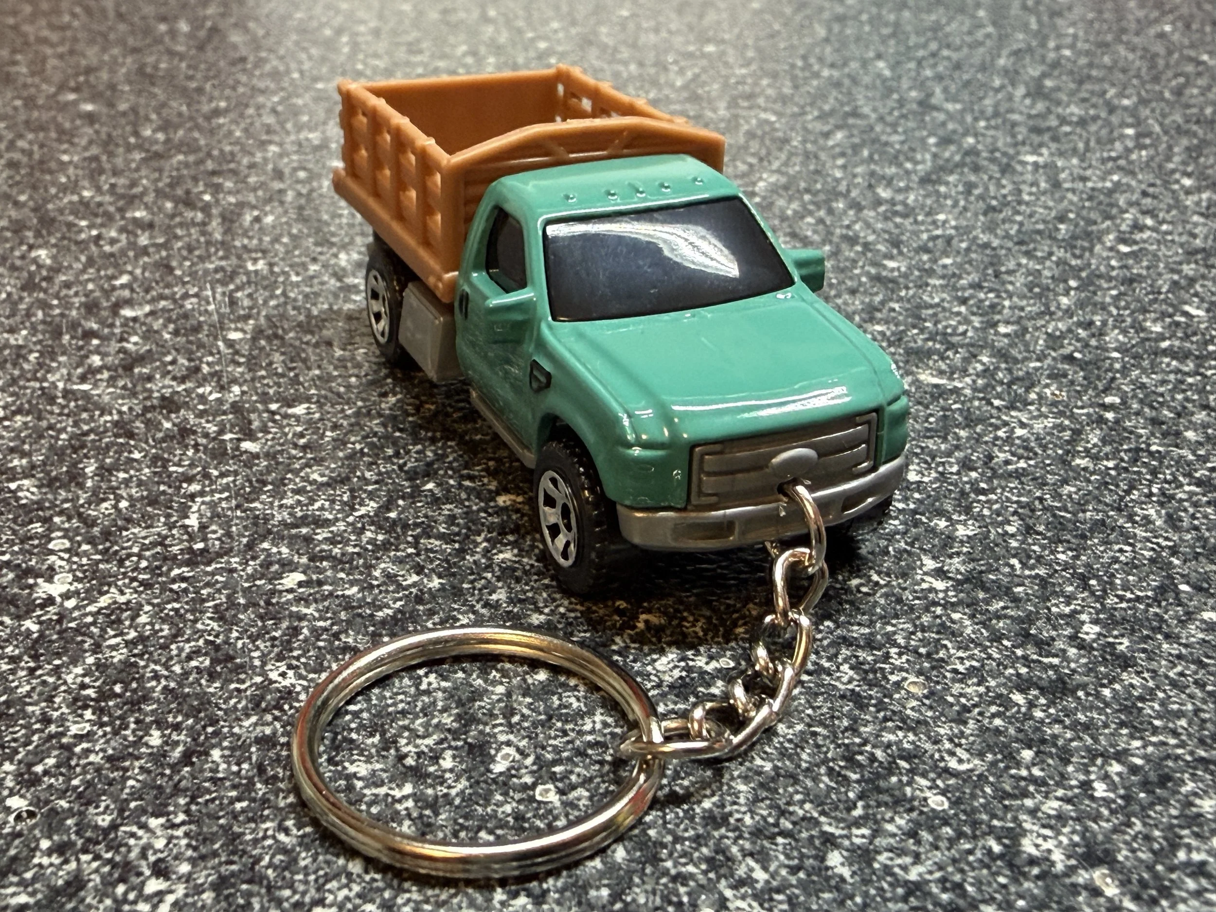 Ford F350 Keychain Matchbox Hot Wheels F250 Stake Bed Farm Truck