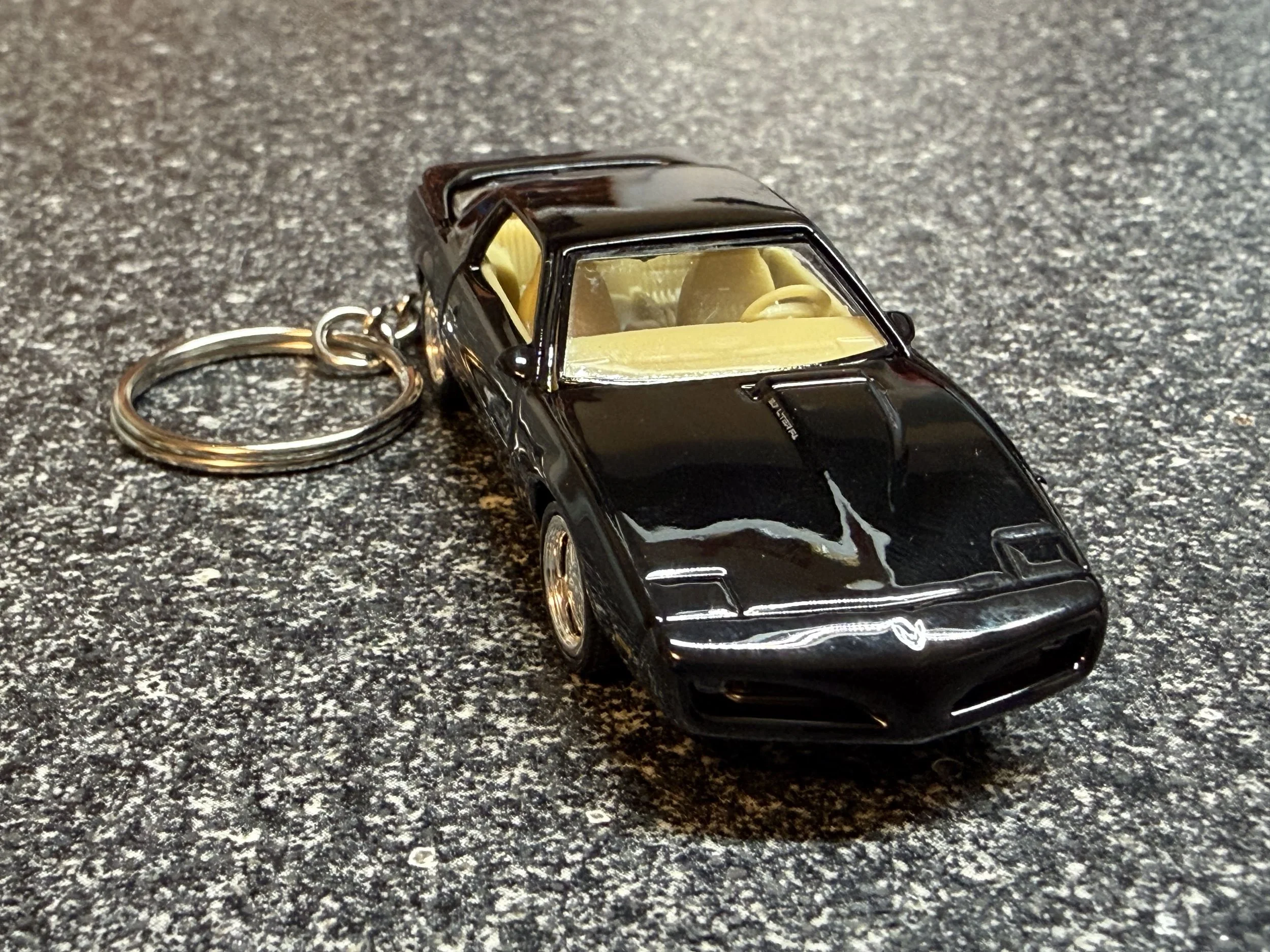 1992 Pontiac Formula Firebird T/A TransAM Keychain GTA Black Hot Wheels Matchbox