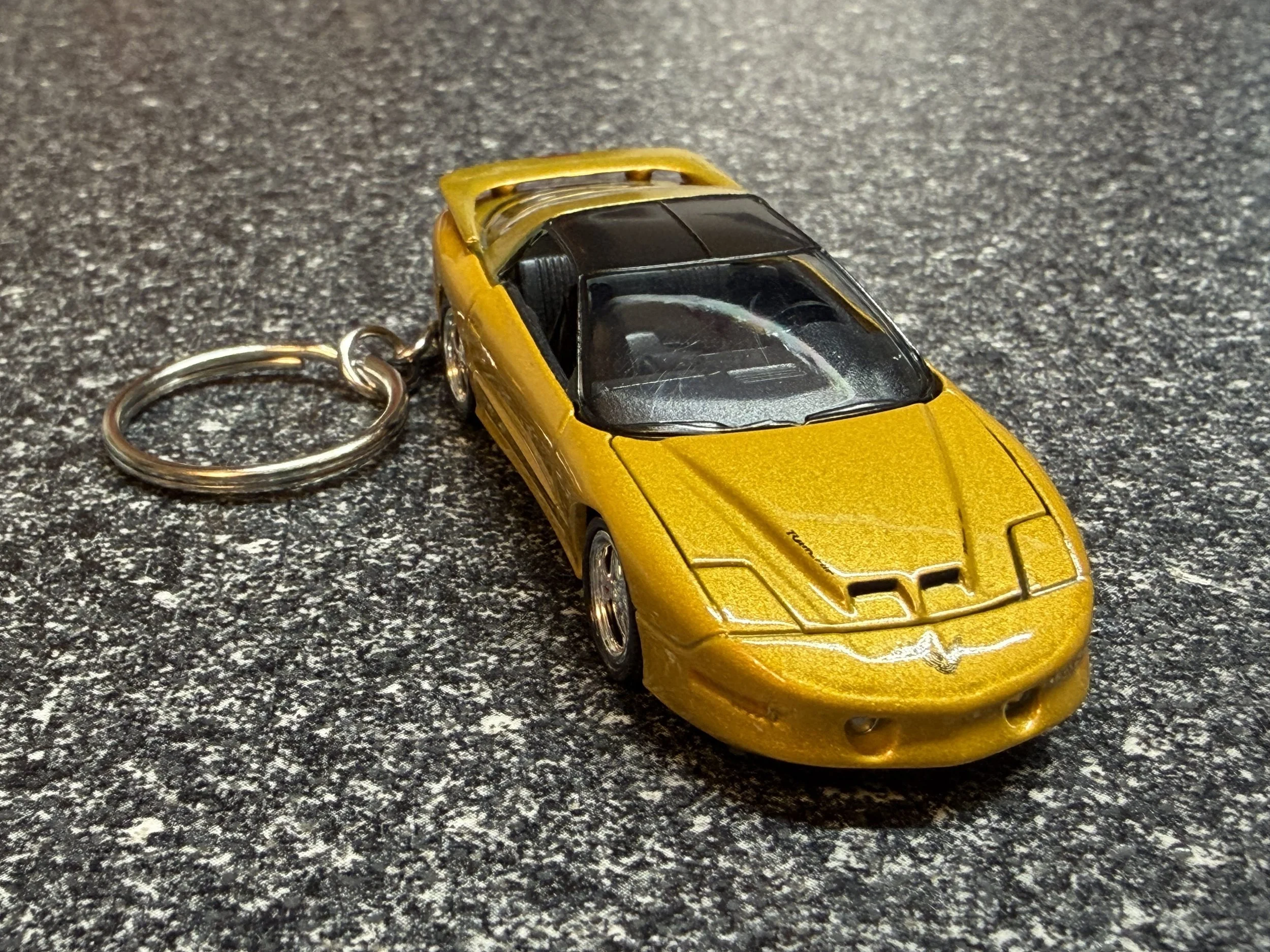 1997 Pontiac Firebird T/A TransAM Keychain Similar Sport Gold WS6 Hot Wheels Matchbox