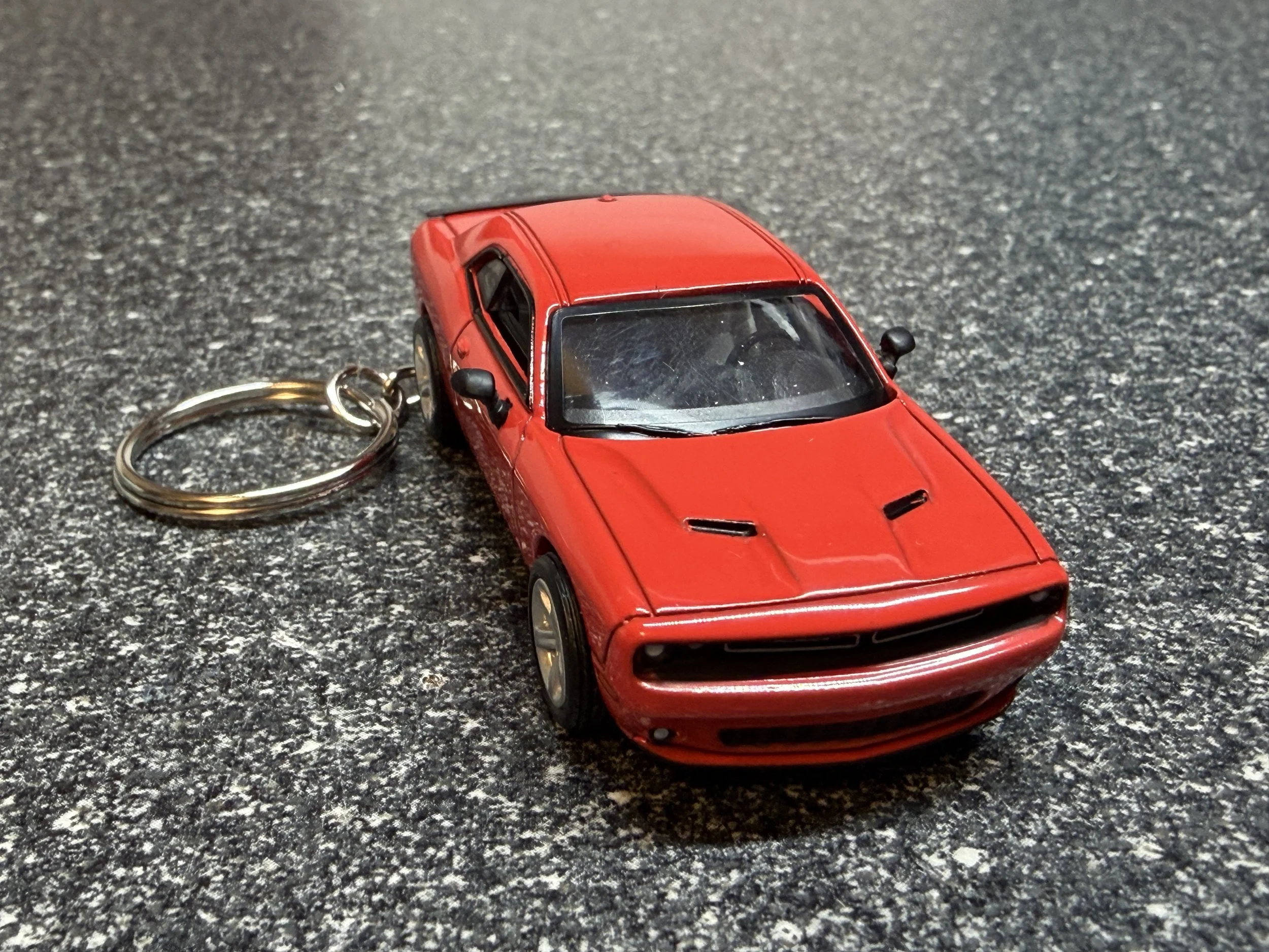 Challenger RT R/T Hemi Keychain Red 2016 Matchbox Hot Wheels  Hellcat Demon