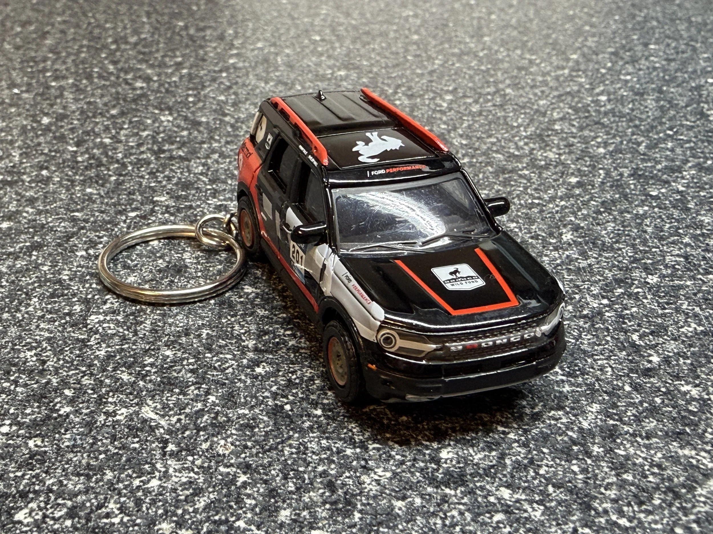 Ford Performance Bronco Sport Keychain Matchbox Hot Wheels