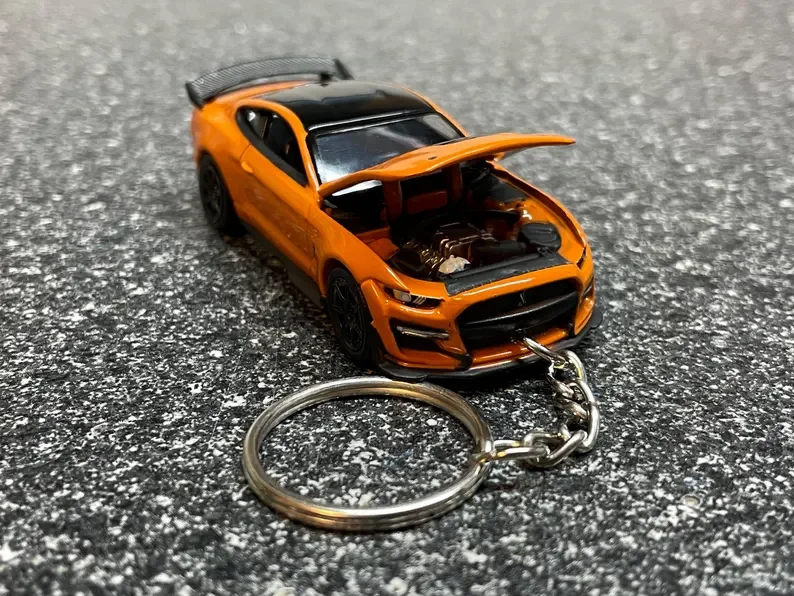 2020 Shelby Mustang GT500 Twister Orange Keychain Hot Wheels Matchbox