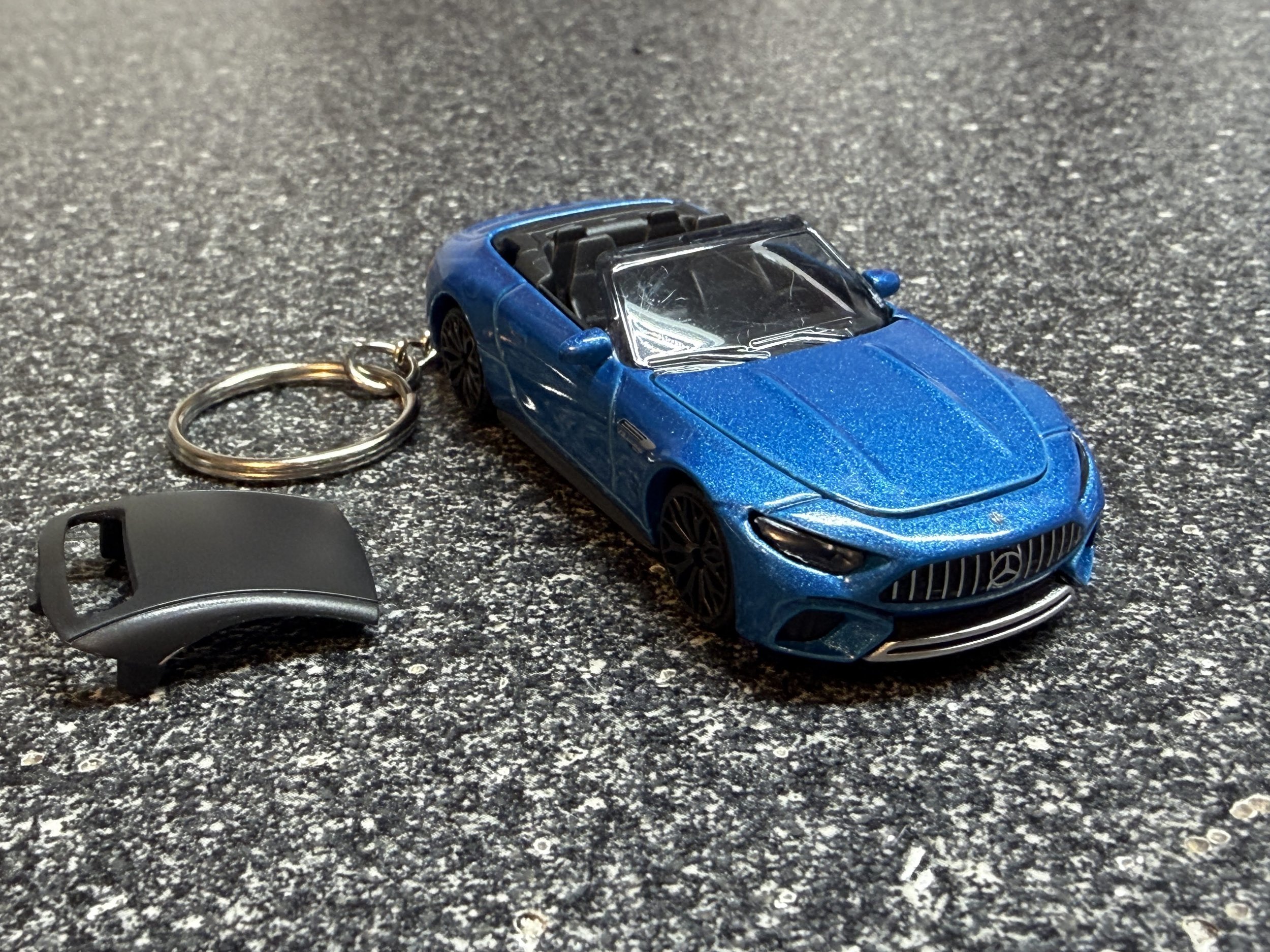 Mercedes Benz AMG SL63 Convertible Blue Keychain Hot Wheels Matchbox GTR SL 63