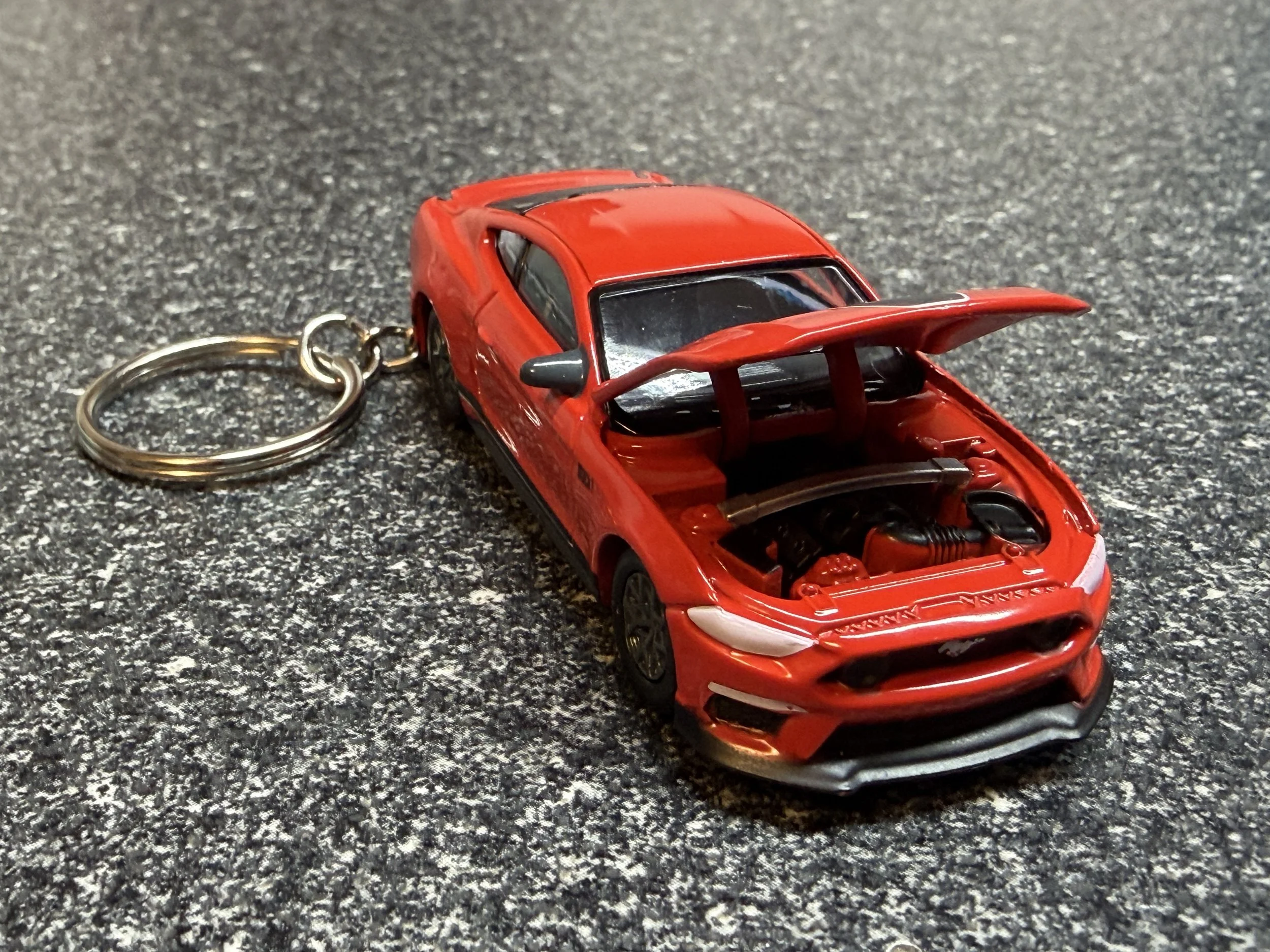2021 Mustang Mach 1 Keychain Red Hot Wheels Matchbox