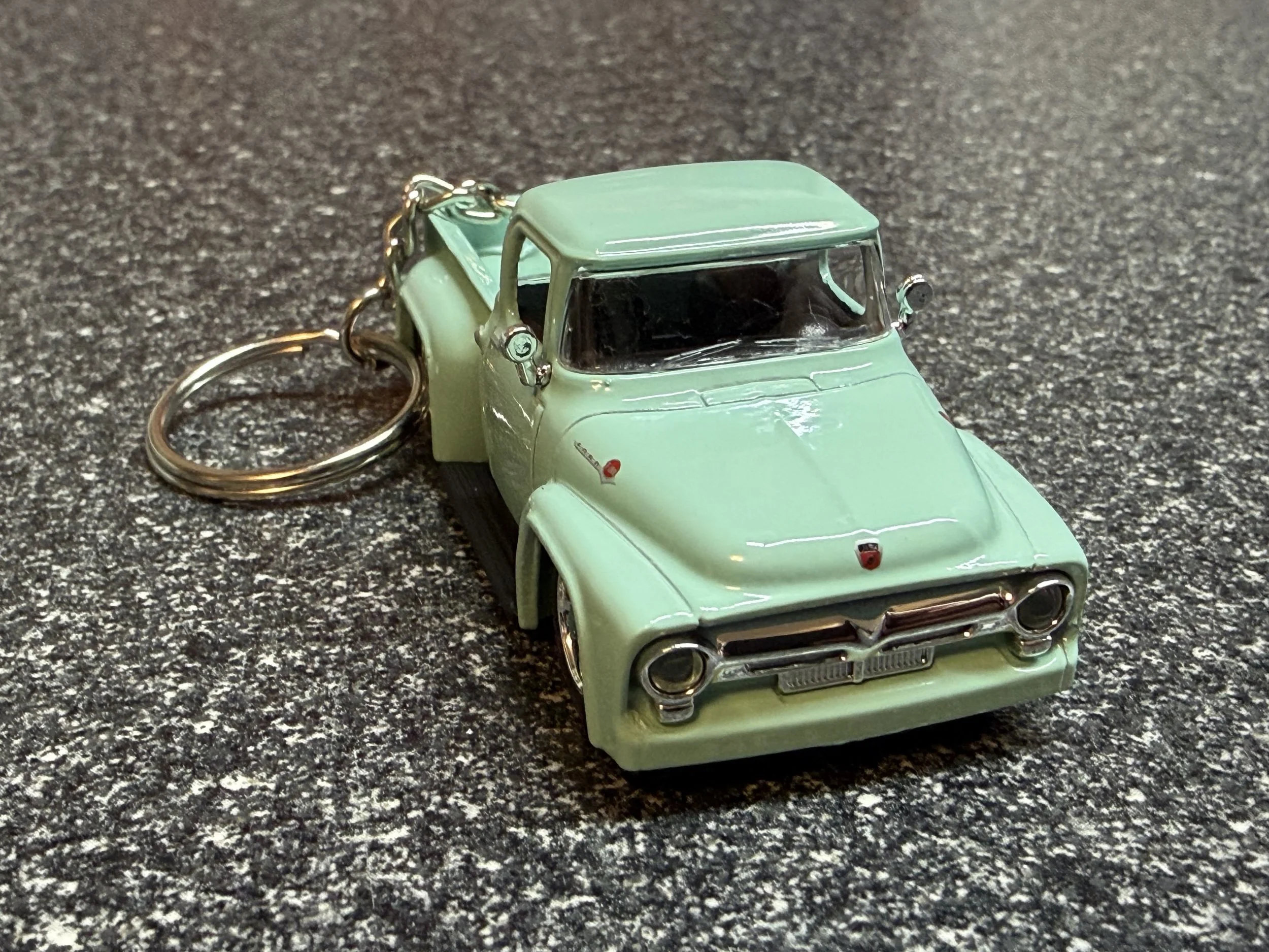 1956 Ford F100 F1 Keychain Mint Green Hot Wheels Matchbox
