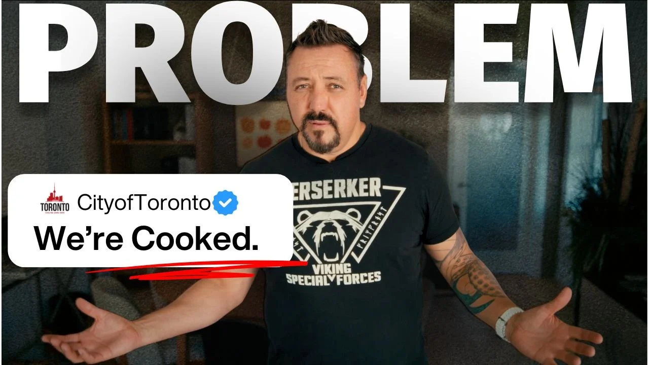 Kris with a twitter post from city of Toronto stating we are cooked.