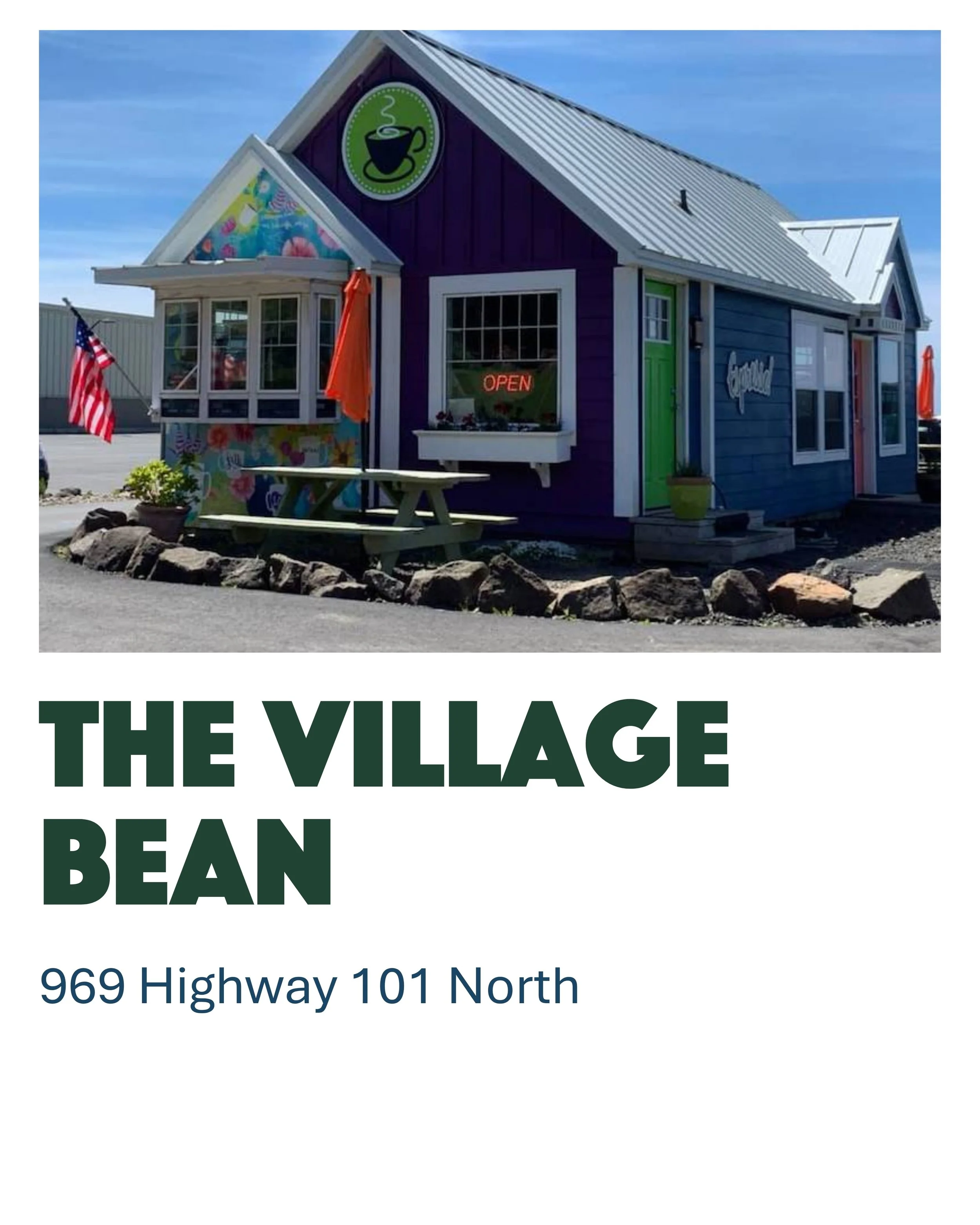 The Village Bean Coffee in Yachats Oregon