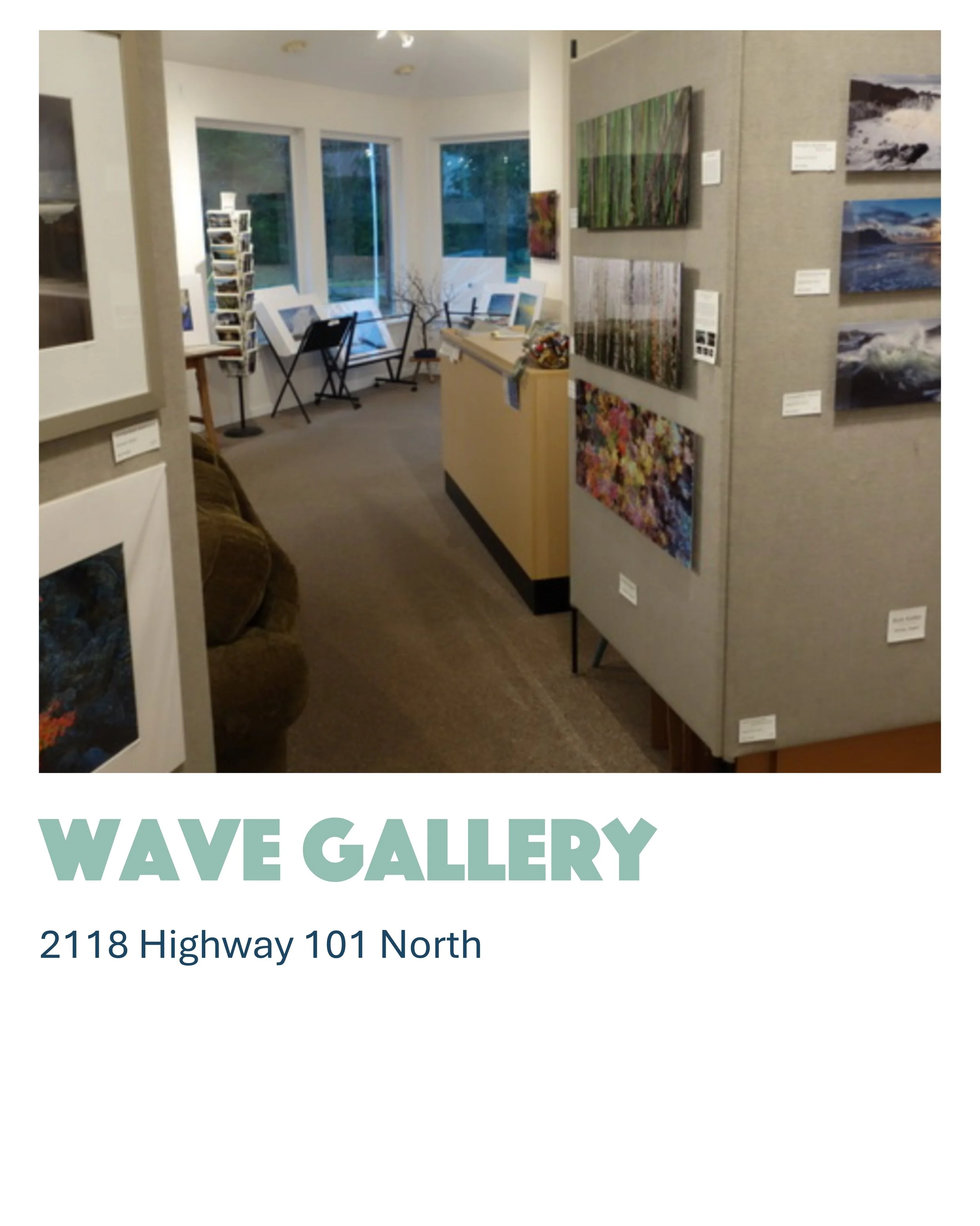 Wave Art Gallery in Yachats Oregon 