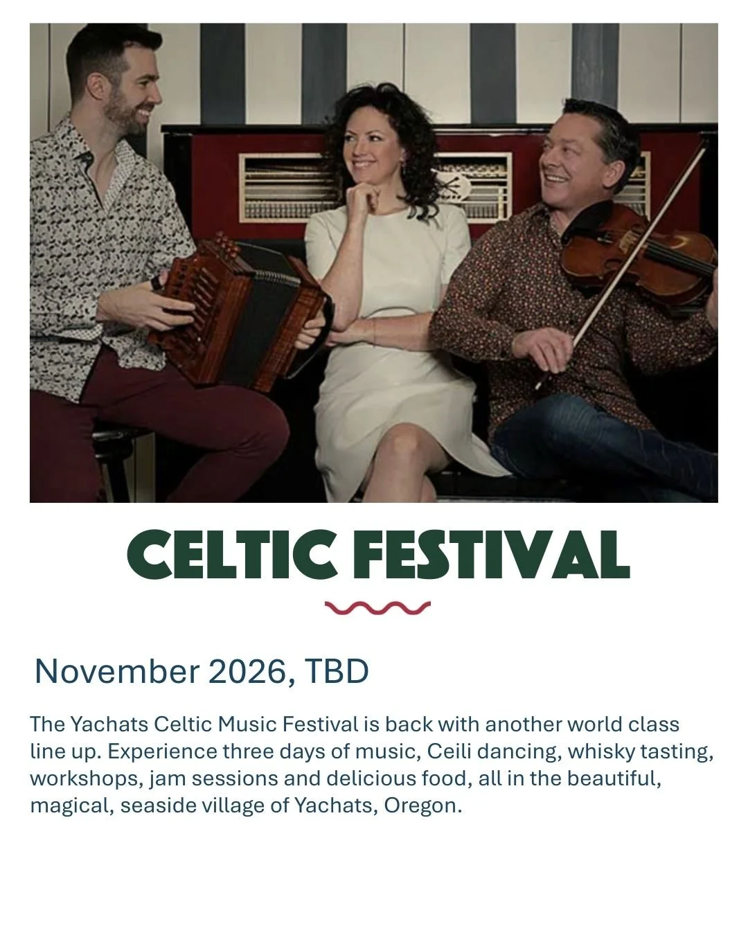 Celtic Festival in Yachats Oregon