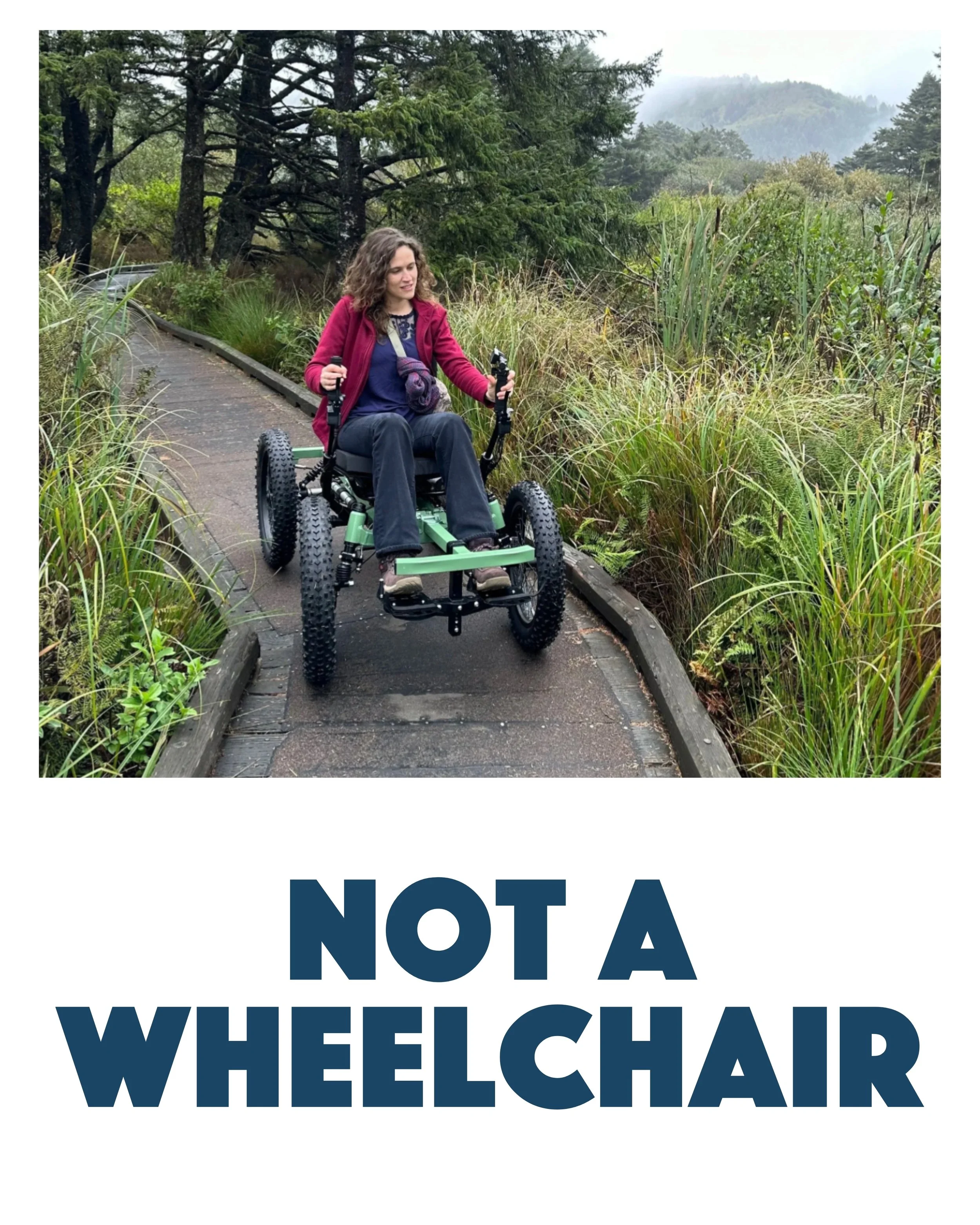 Explore Accessible options like the Not-a-wheelchair in Yachats Oregon