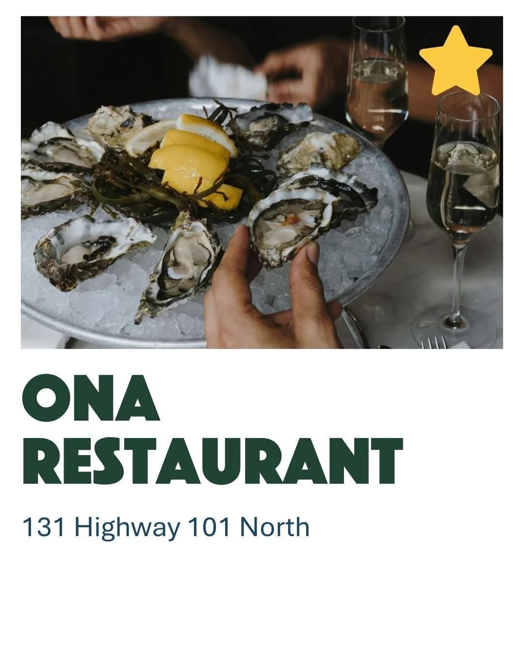Ona Restaurant in Yachats Oregon