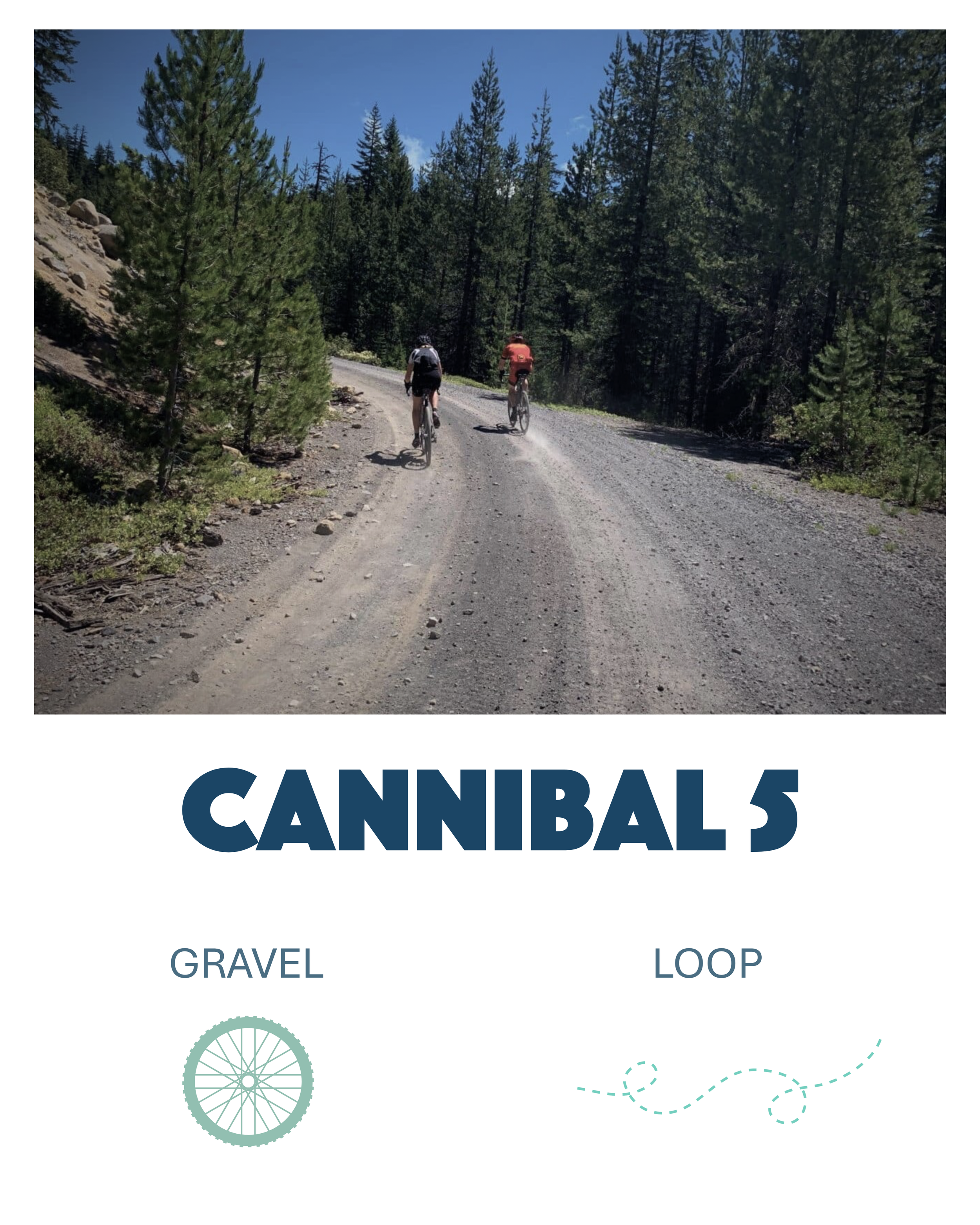 Cannibal 5 Bike Trail Yachats Oregon, Gravel Bike Trail, Loop Trail