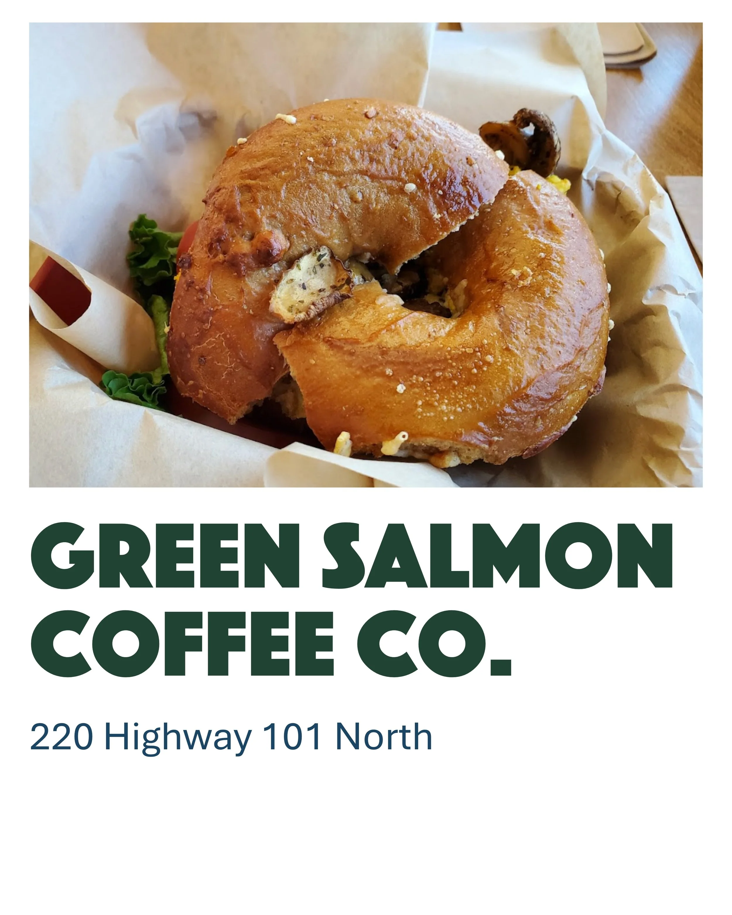 Green Salmon Coffee Co in Yachats Oregon