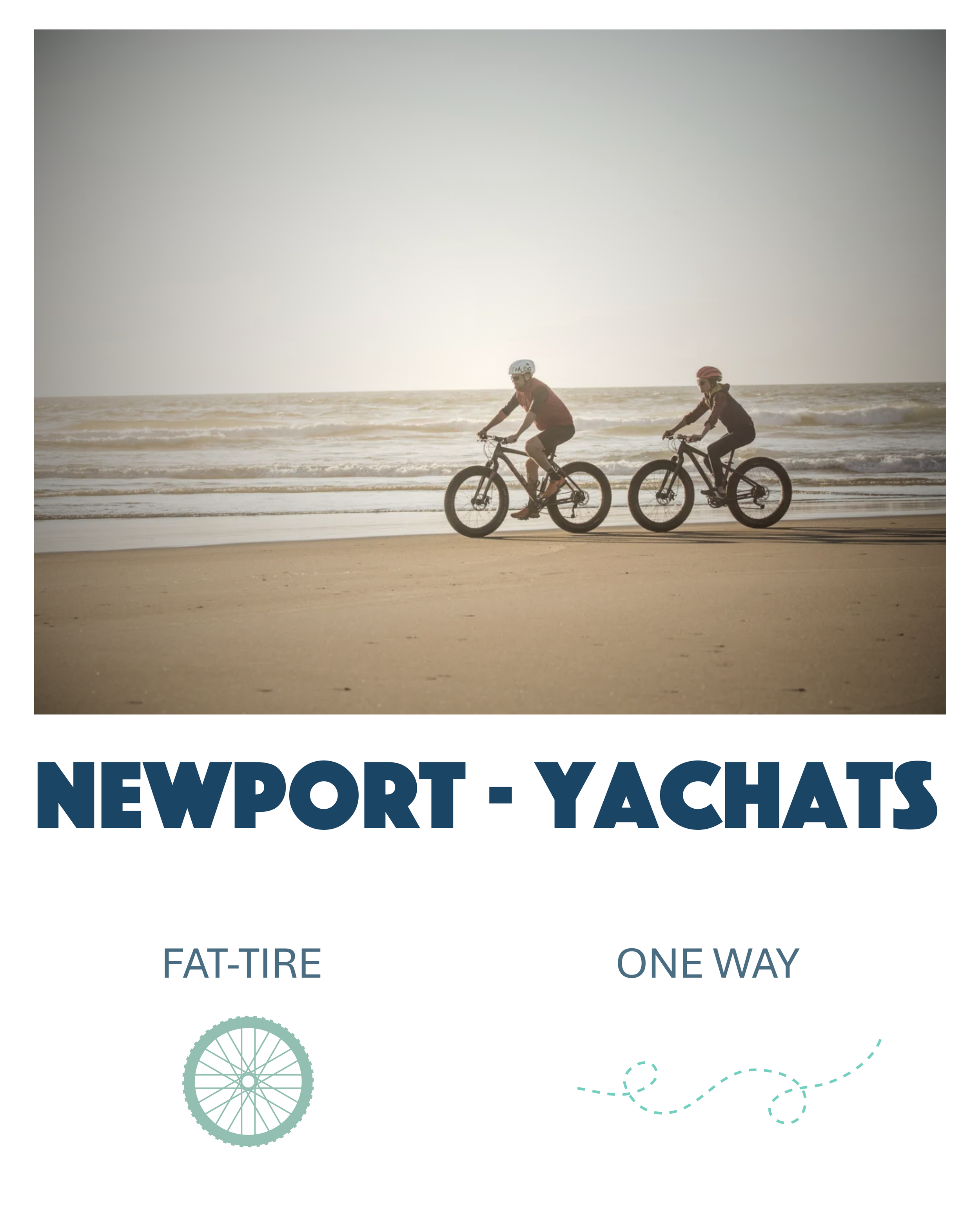 Newport to Yachats Bike Trail, Fat tire bike trail, One way trail