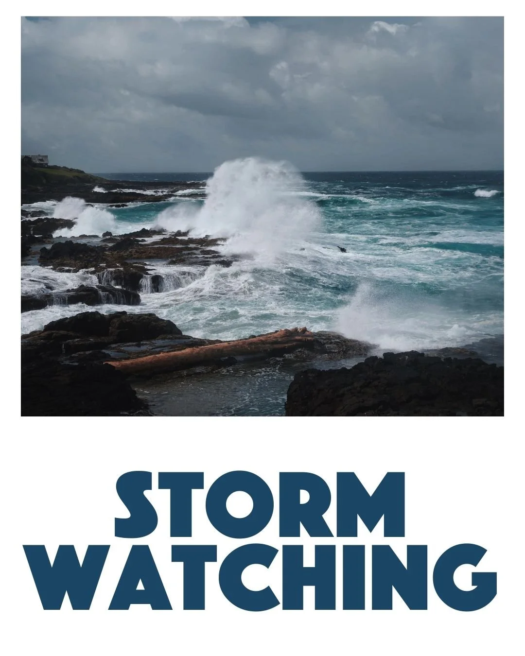 Storm Watching in Yachats Oregon