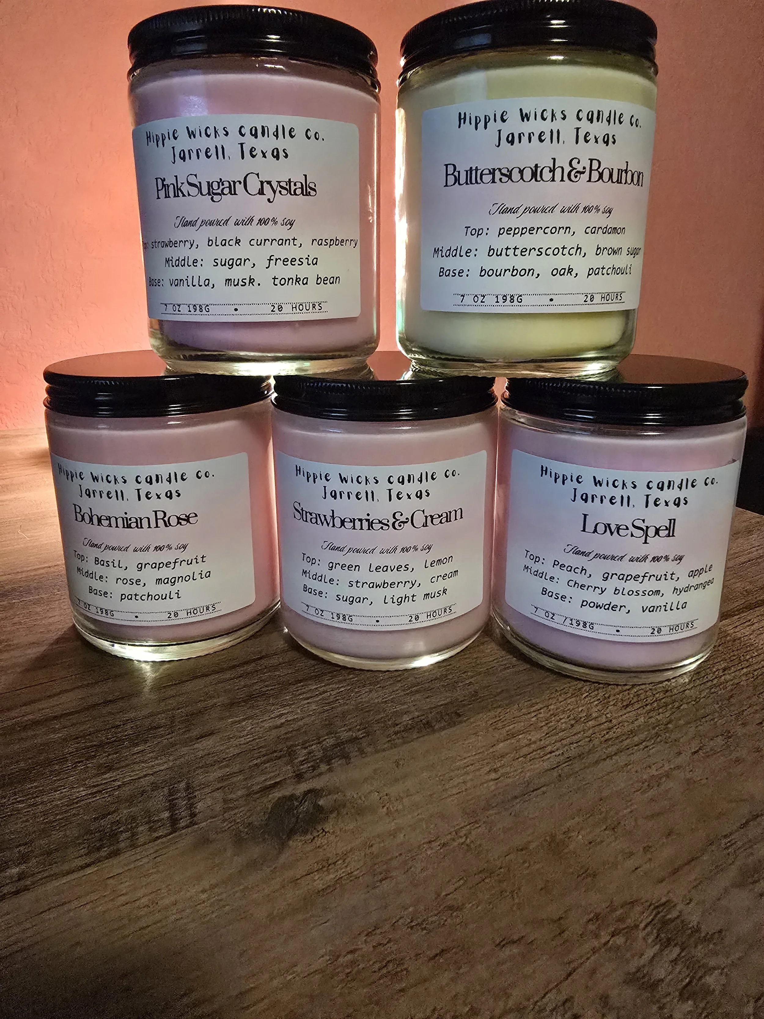 Valentine's Candles