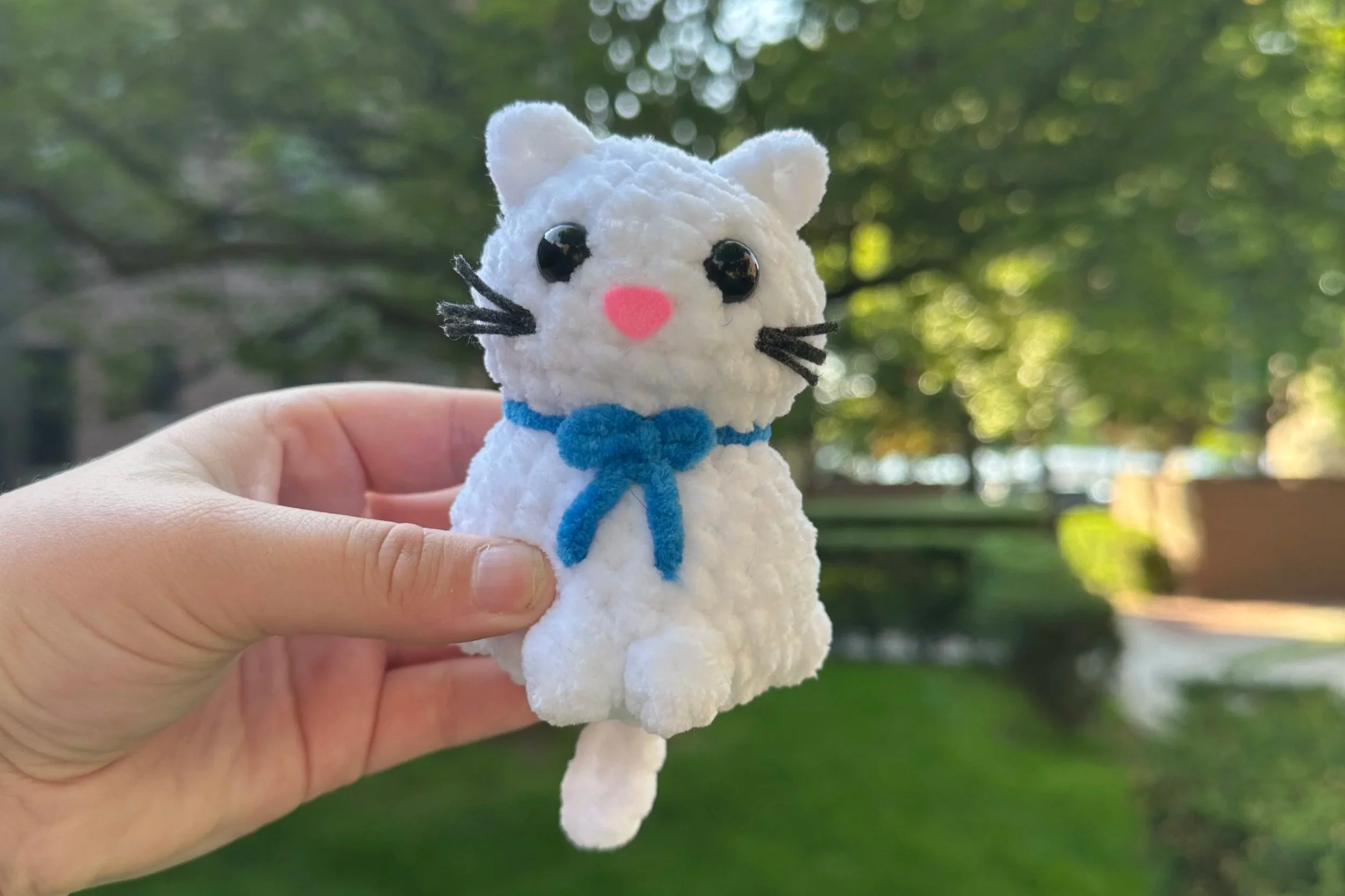 Mini No Sew Cat Crochet Pattern