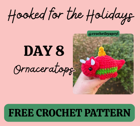 Ornaceratops (Ornament Triceratops) PDF Crochet Pattern