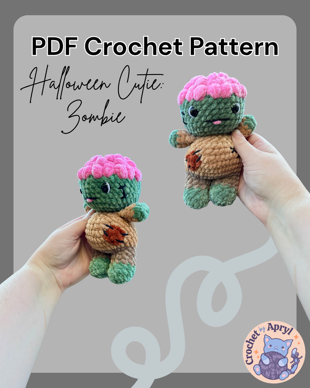 Halloween Cuties: Zombie PDF Crochet Pattern